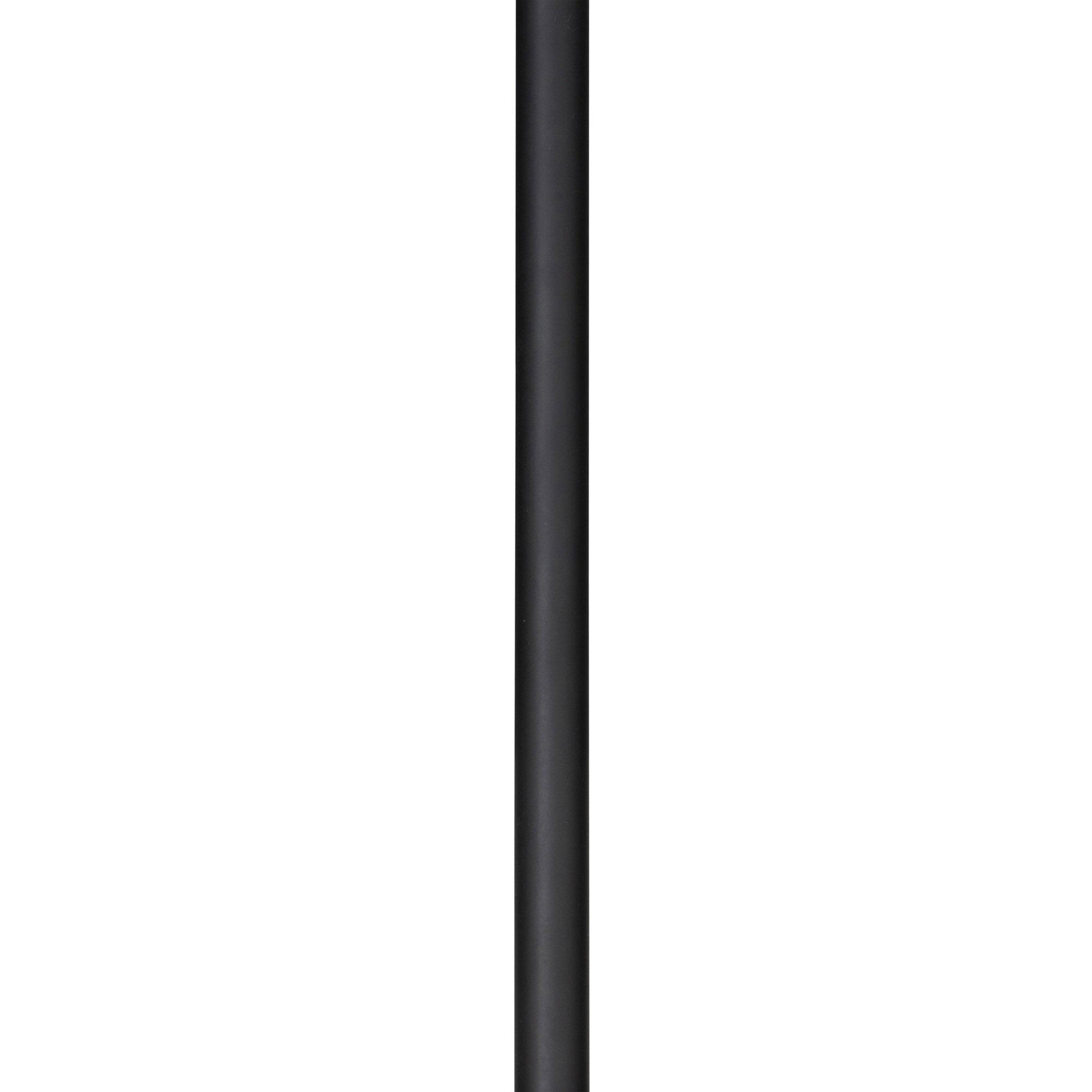 Cullen Linear Double Pendant, Black Leather