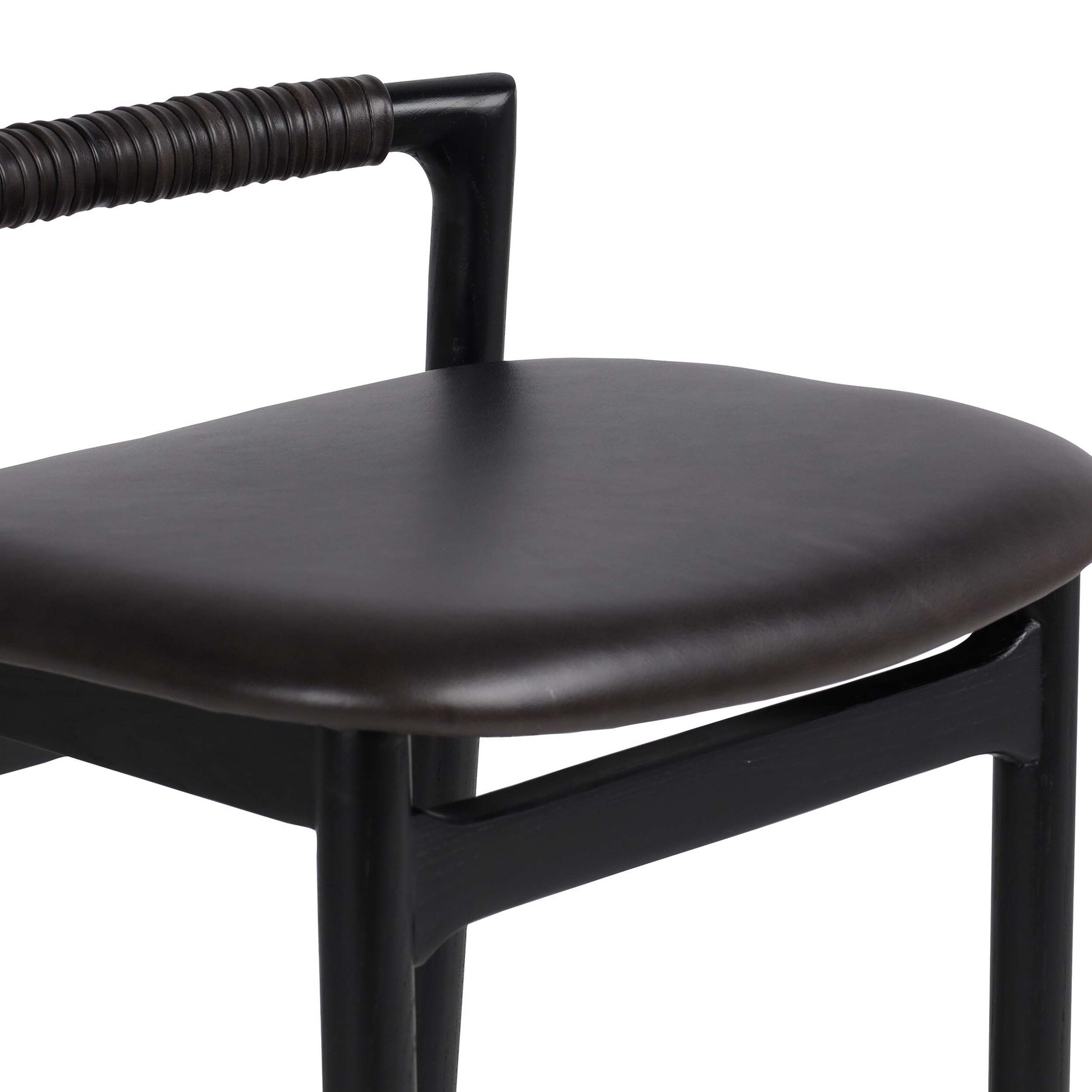 Baden Bar + Counter Stool, Sonoma Black