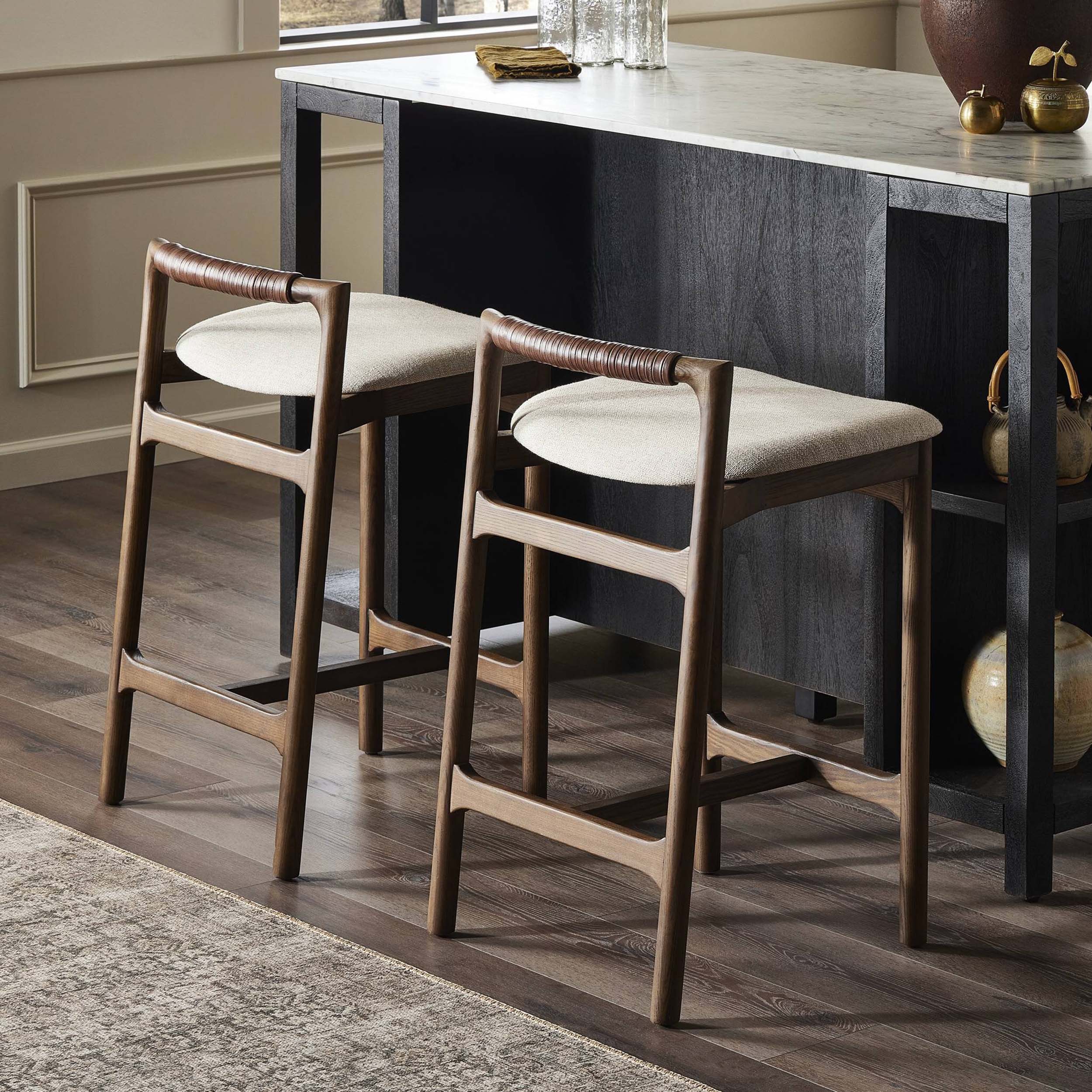 Baden Bar + Counter Stool, Alcala Wheat