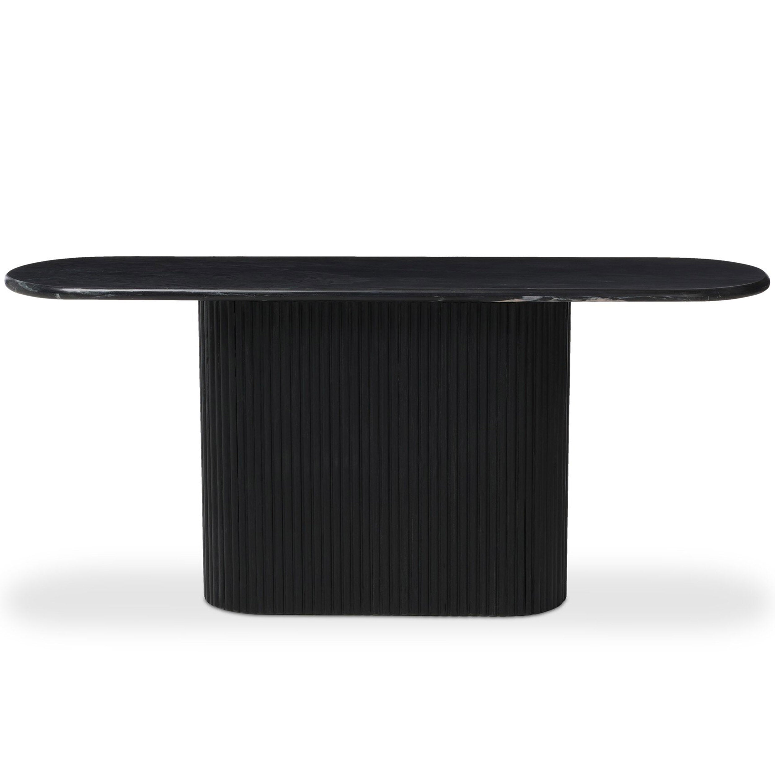 Oranda Console Table, Black Marble