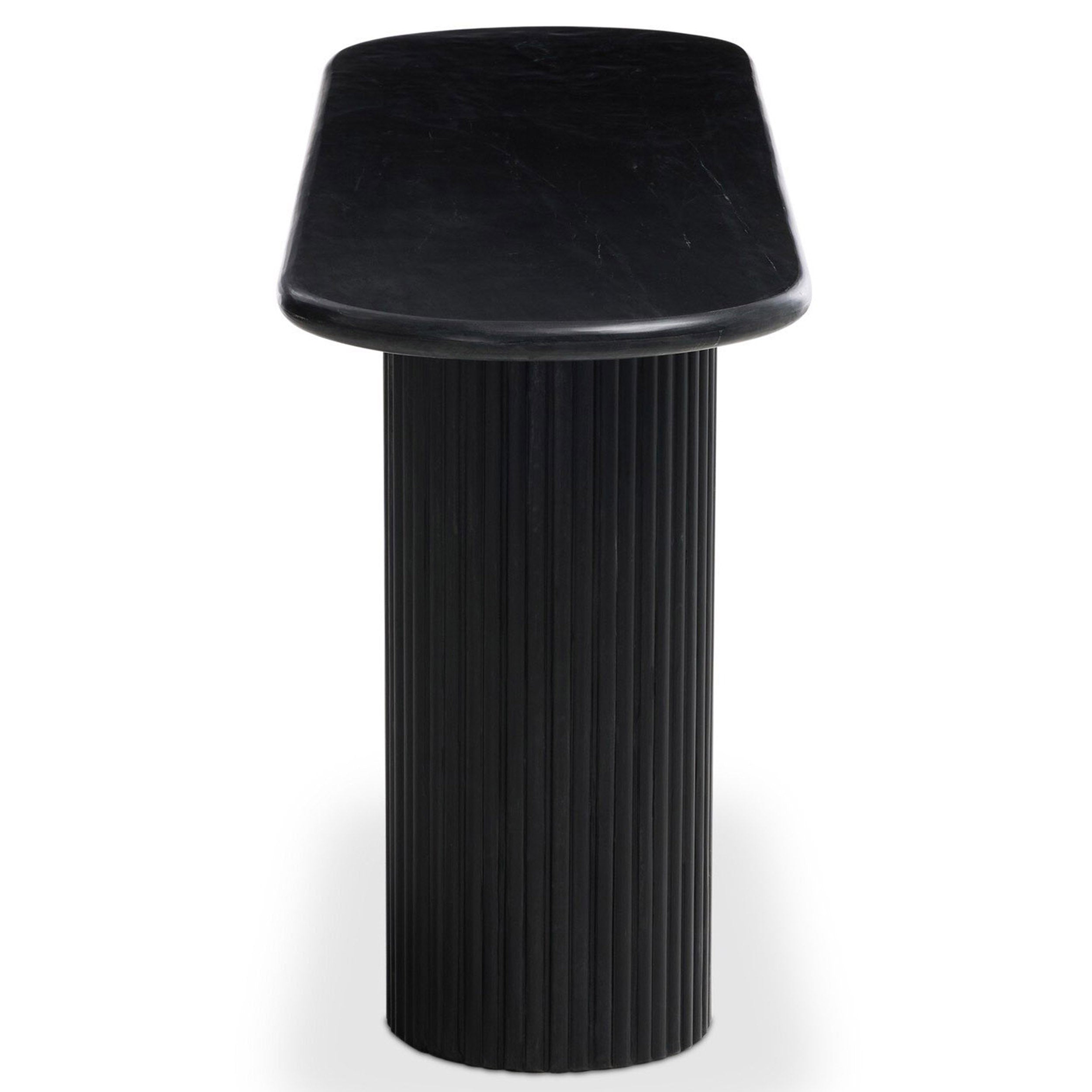Oranda Console Table, Black Marble