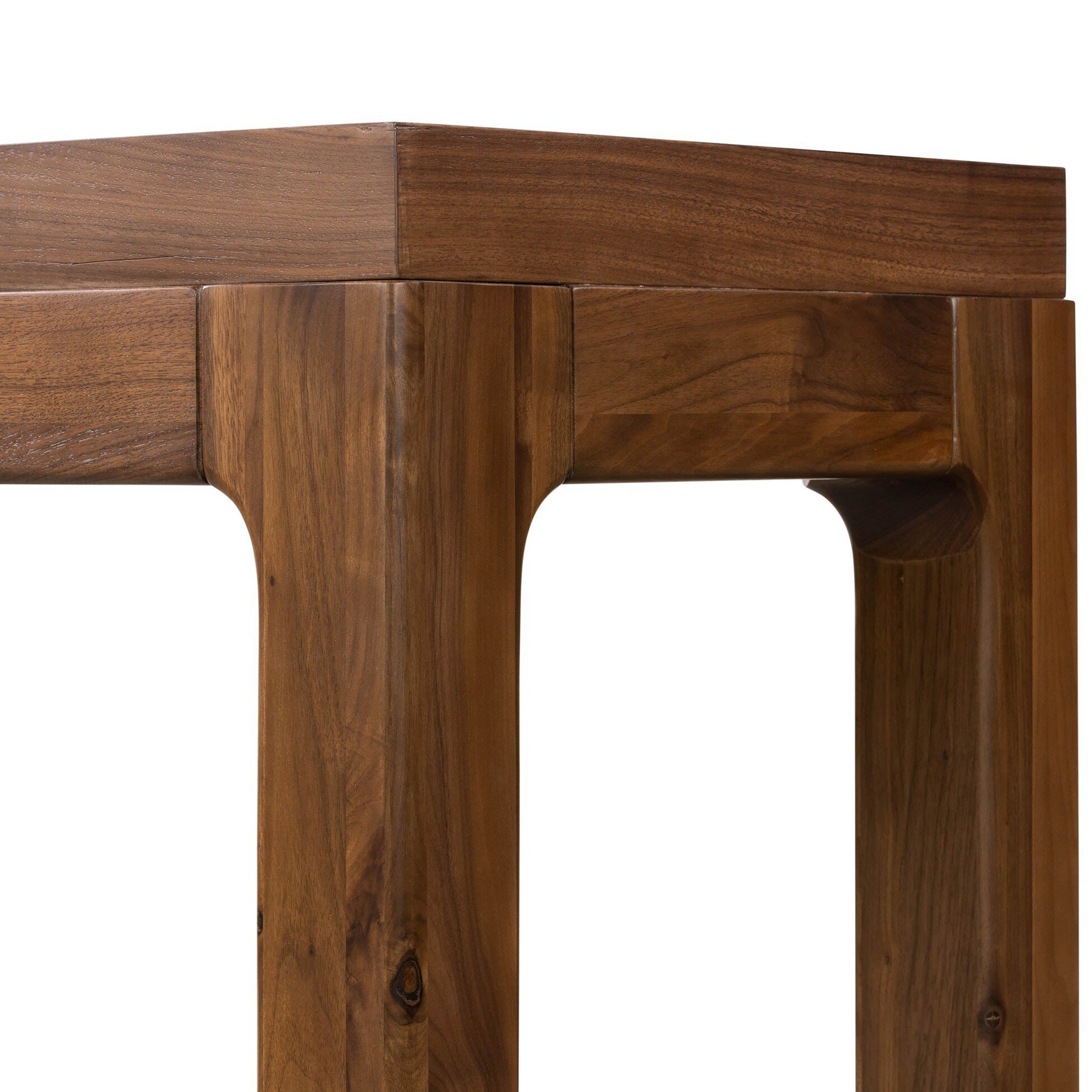 Arturo Console Table, Natural Walnut Veneer