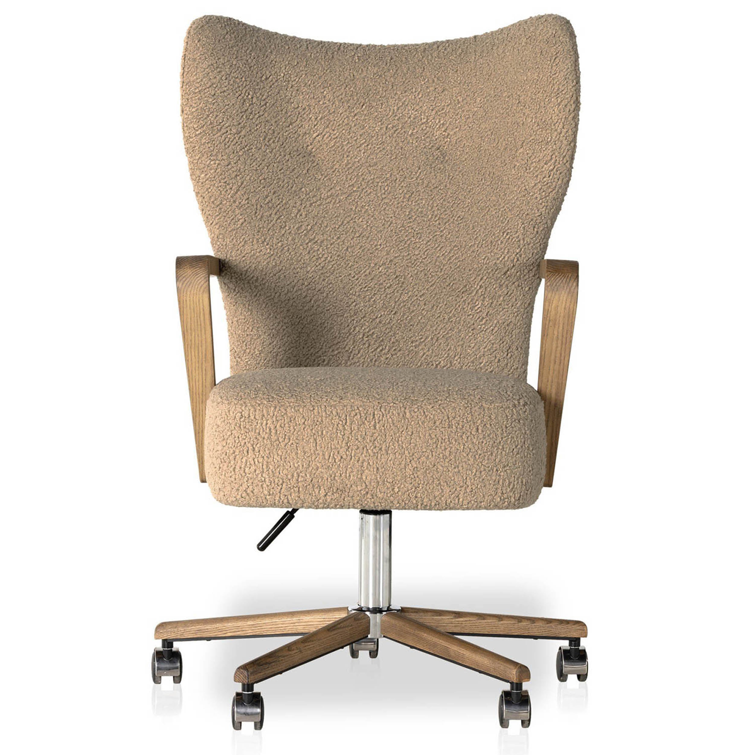 Melrose Desk Chair, Sheepskin Camel