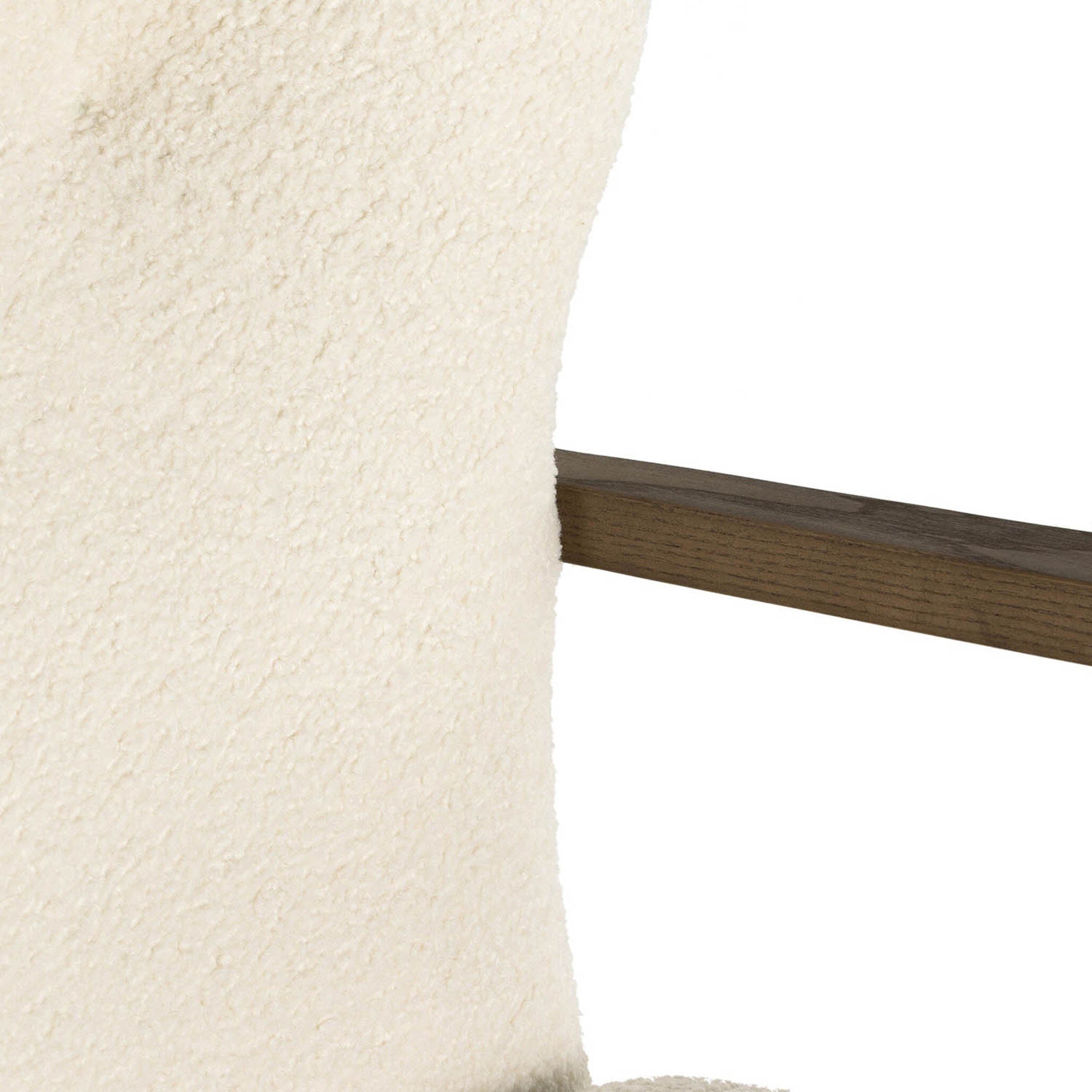 Melrose Desk Chair, Sheepskin Natural