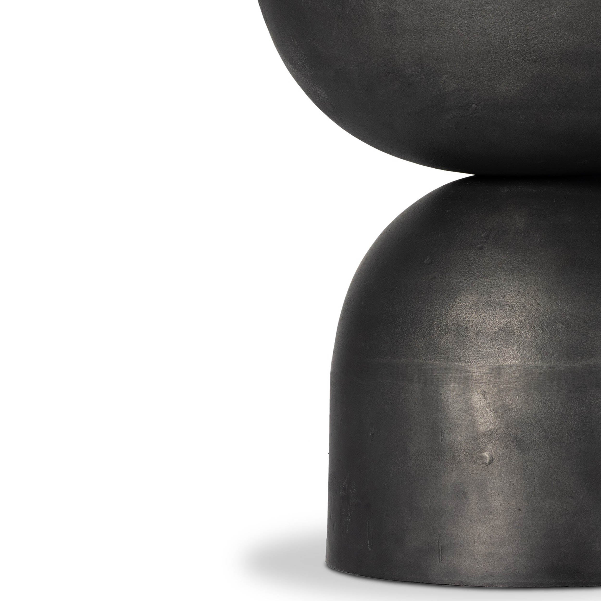 Corbett End Table, Creamy Taupe Marble
