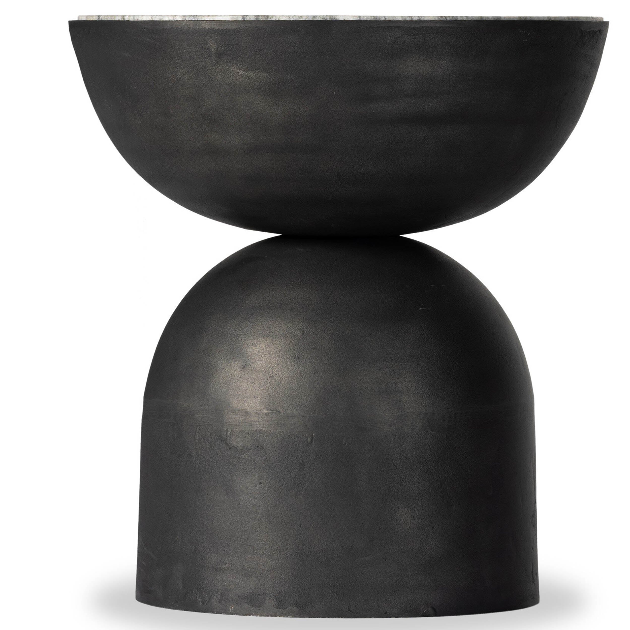 Corbett End Table, River Grey Marble