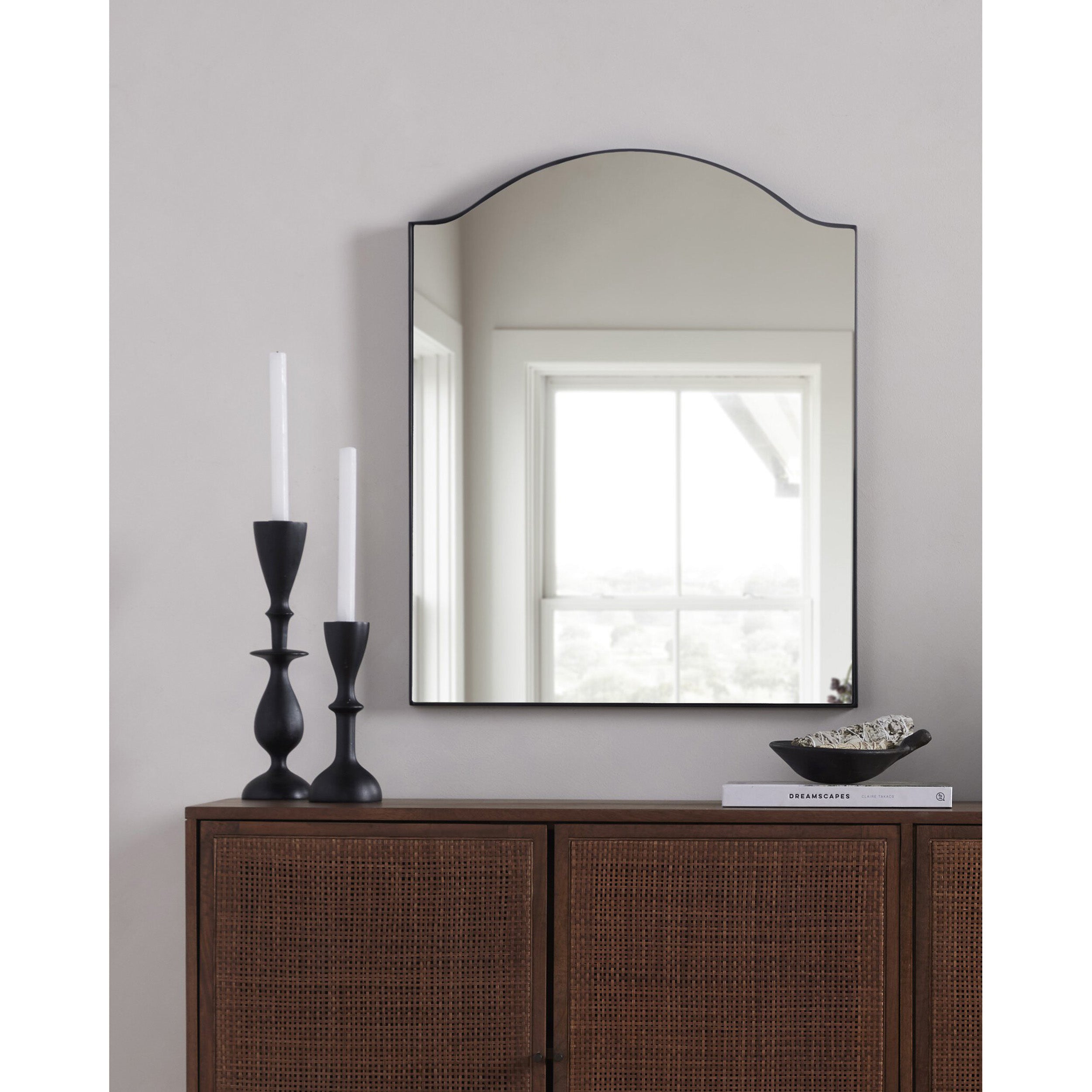 Jacques Small Mirror, Gunmetal