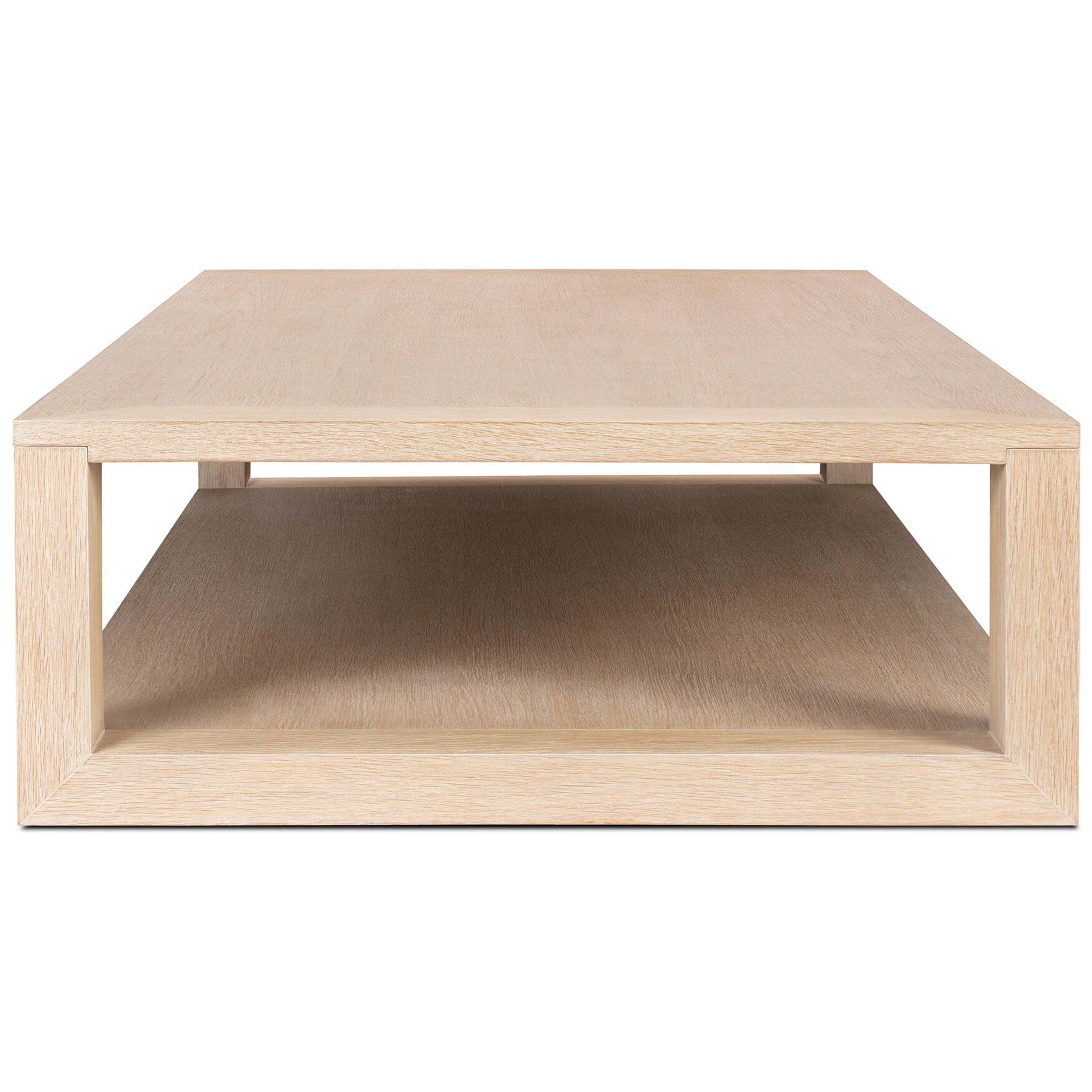 Thomas Coffee Table, Bleached Oak Veneer