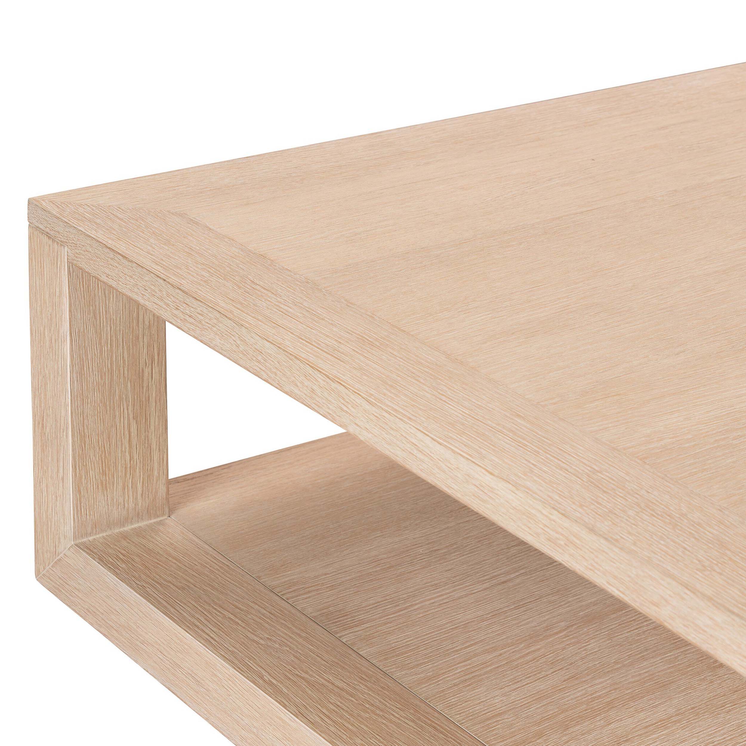 Thomas Coffee Table, Bleached Oak Veneer