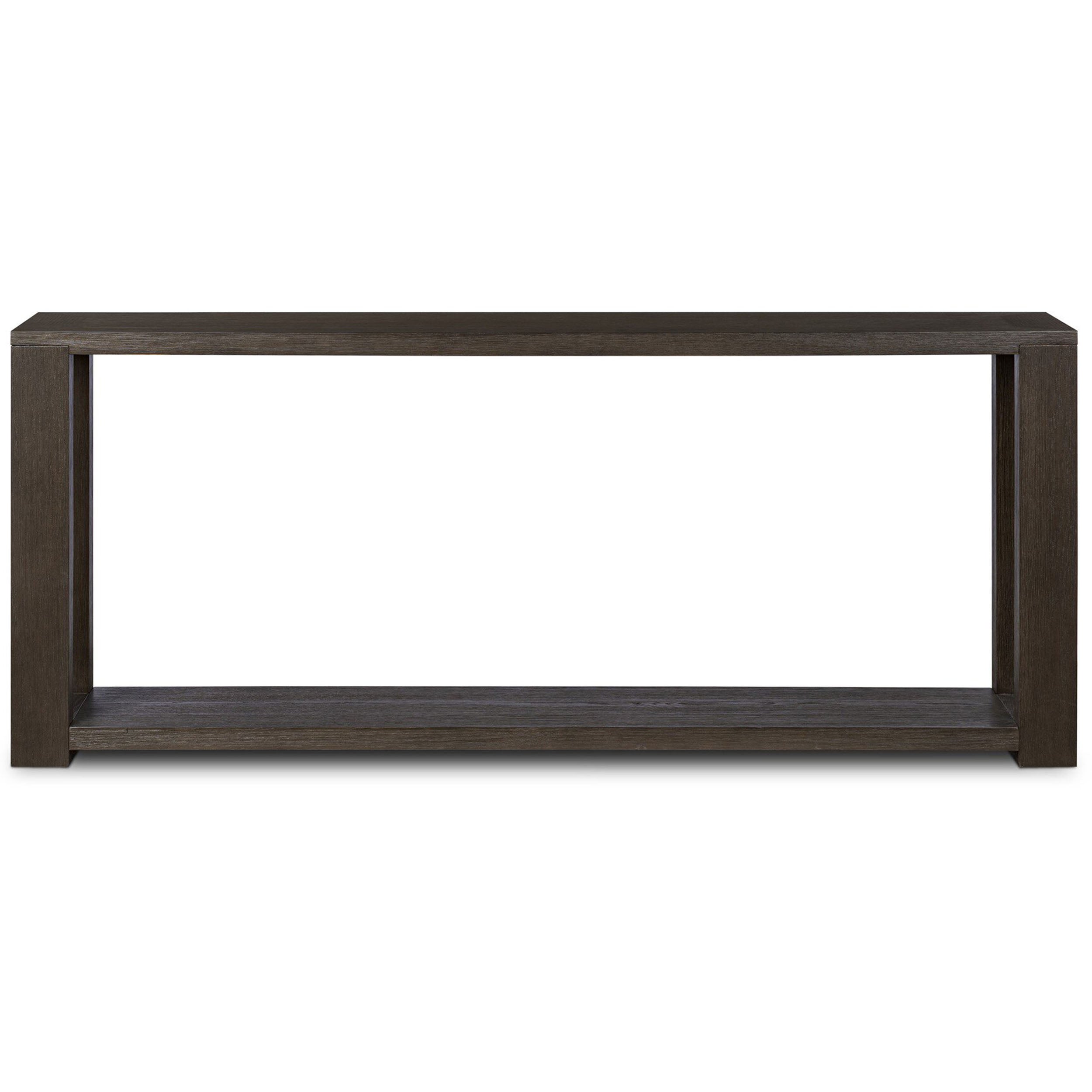Thomas Console Table, Dark Anthracite Oak Veneer