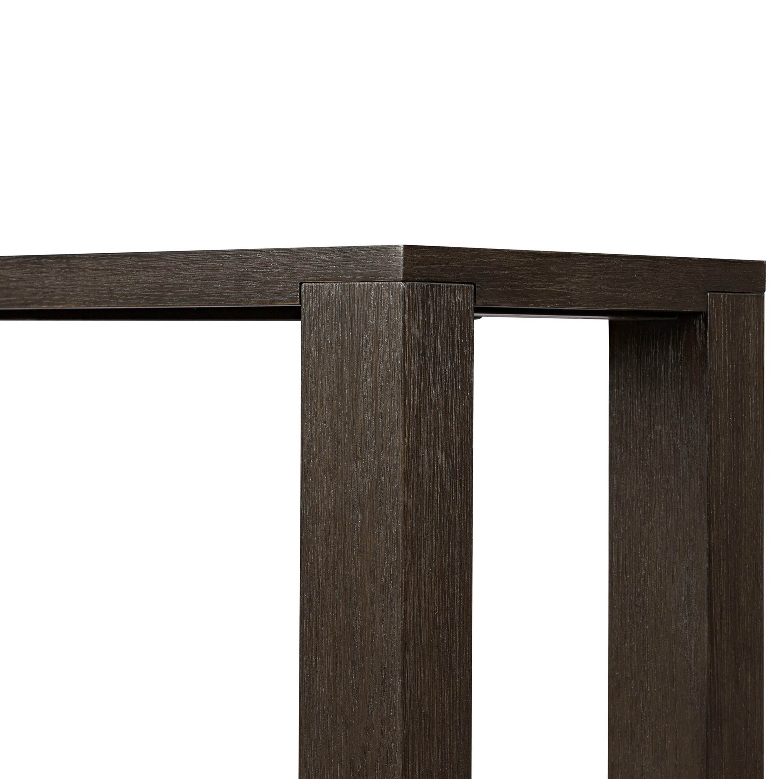 Thomas Console Table, Dark Anthracite Oak Veneer