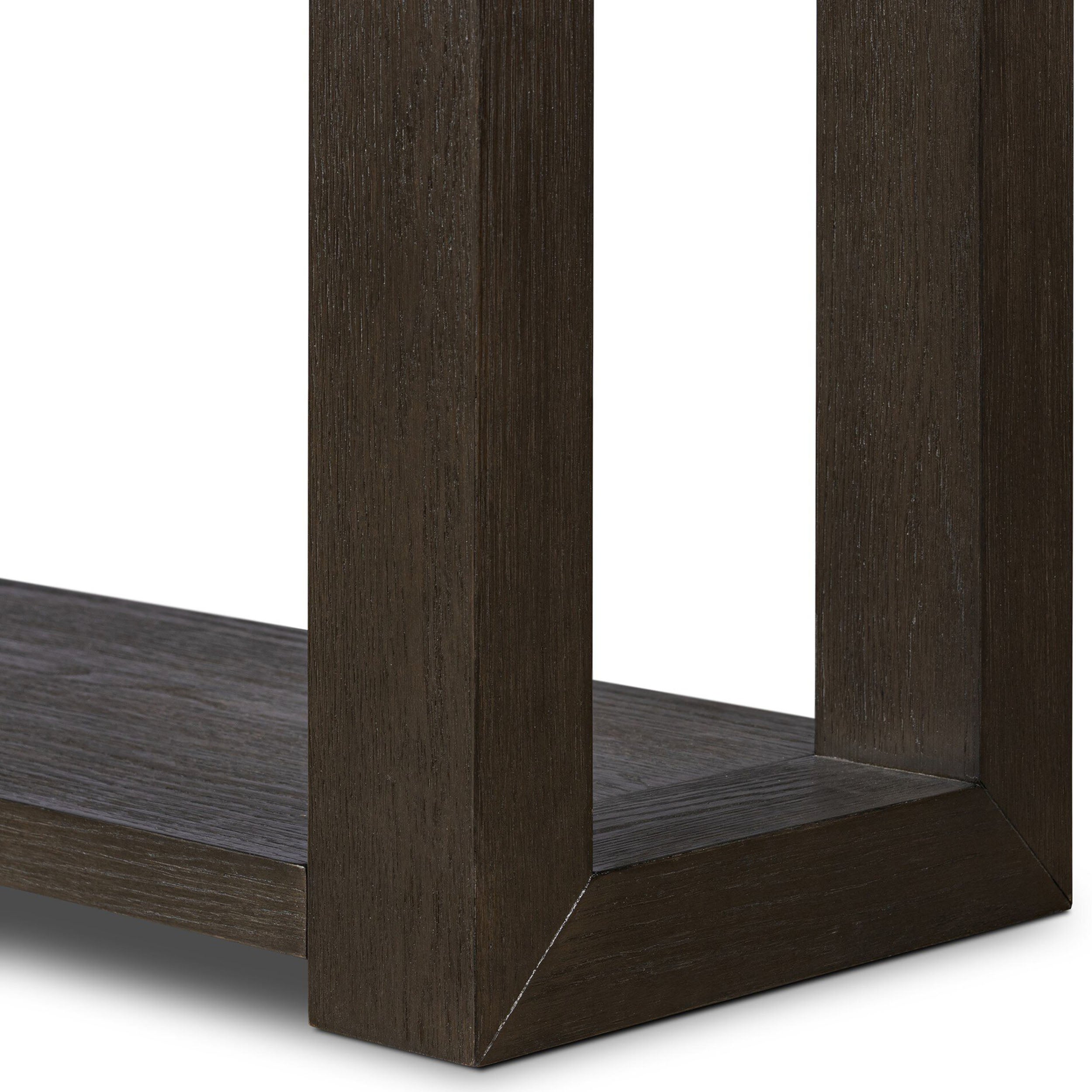 Thomas Console Table, Dark Anthracite Oak Veneer