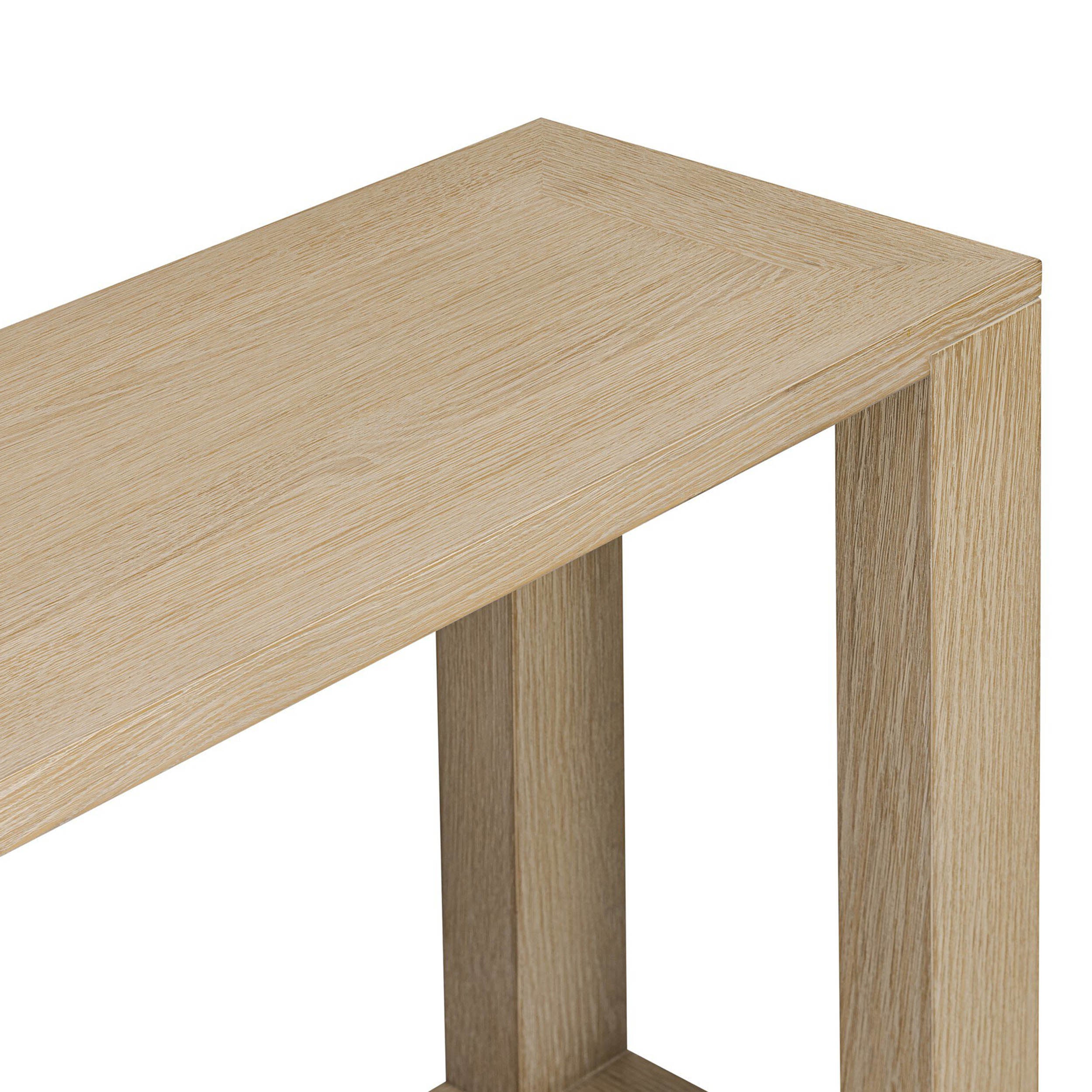 Thomas Console Table, Bleached Oak Veneer