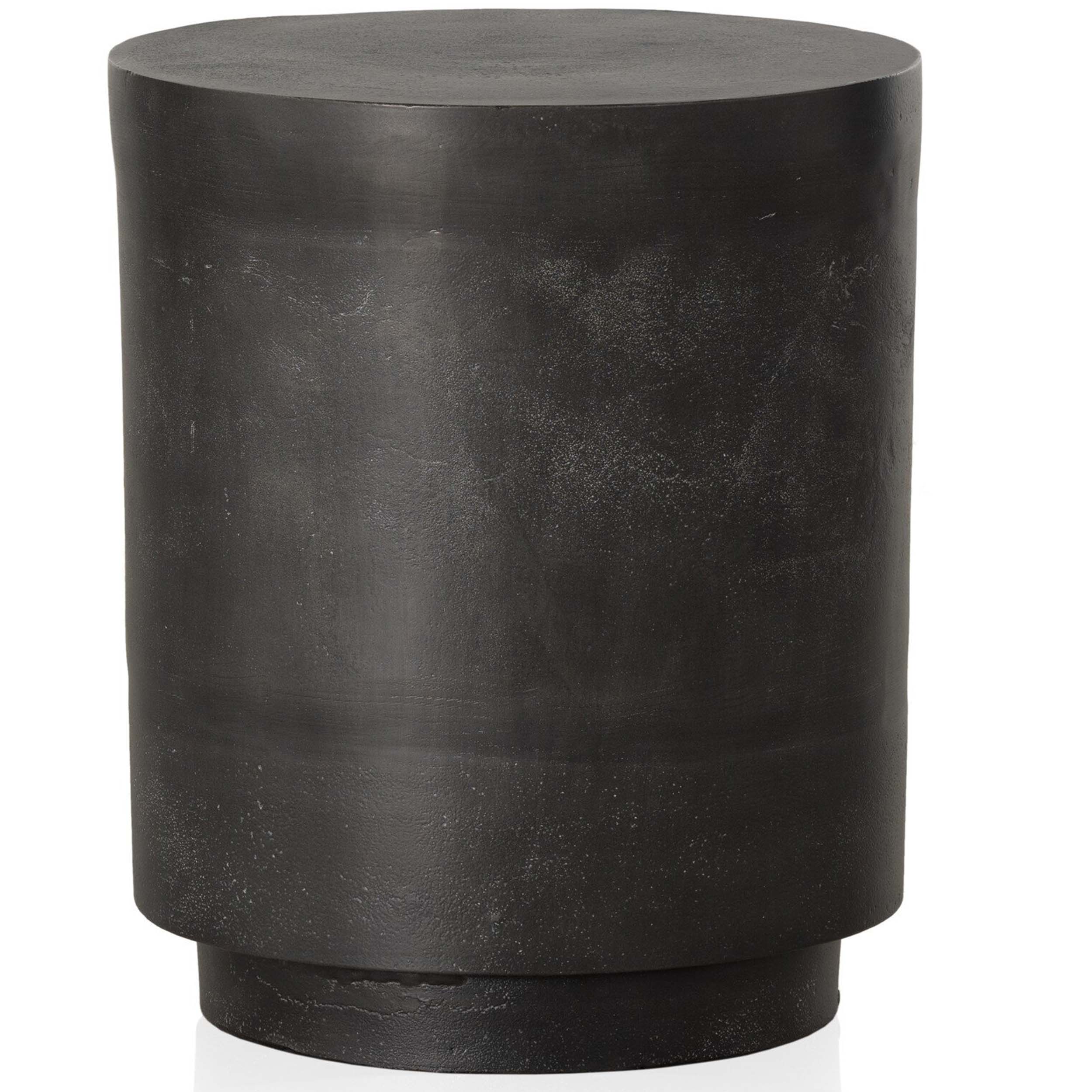 Javi Outdoor End Table, Aged Grey