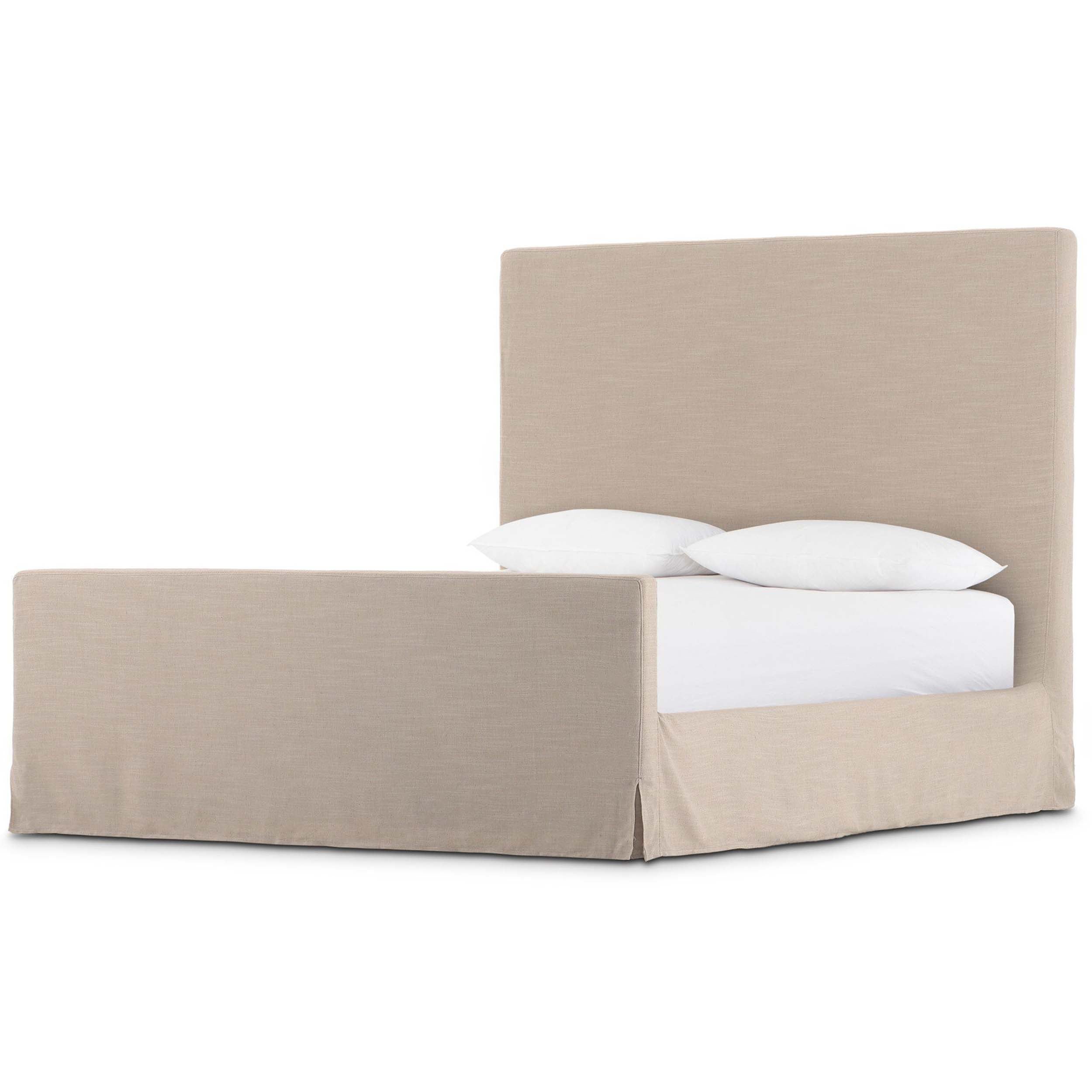 Daphne Slipcover Bed, Savoy Parchment