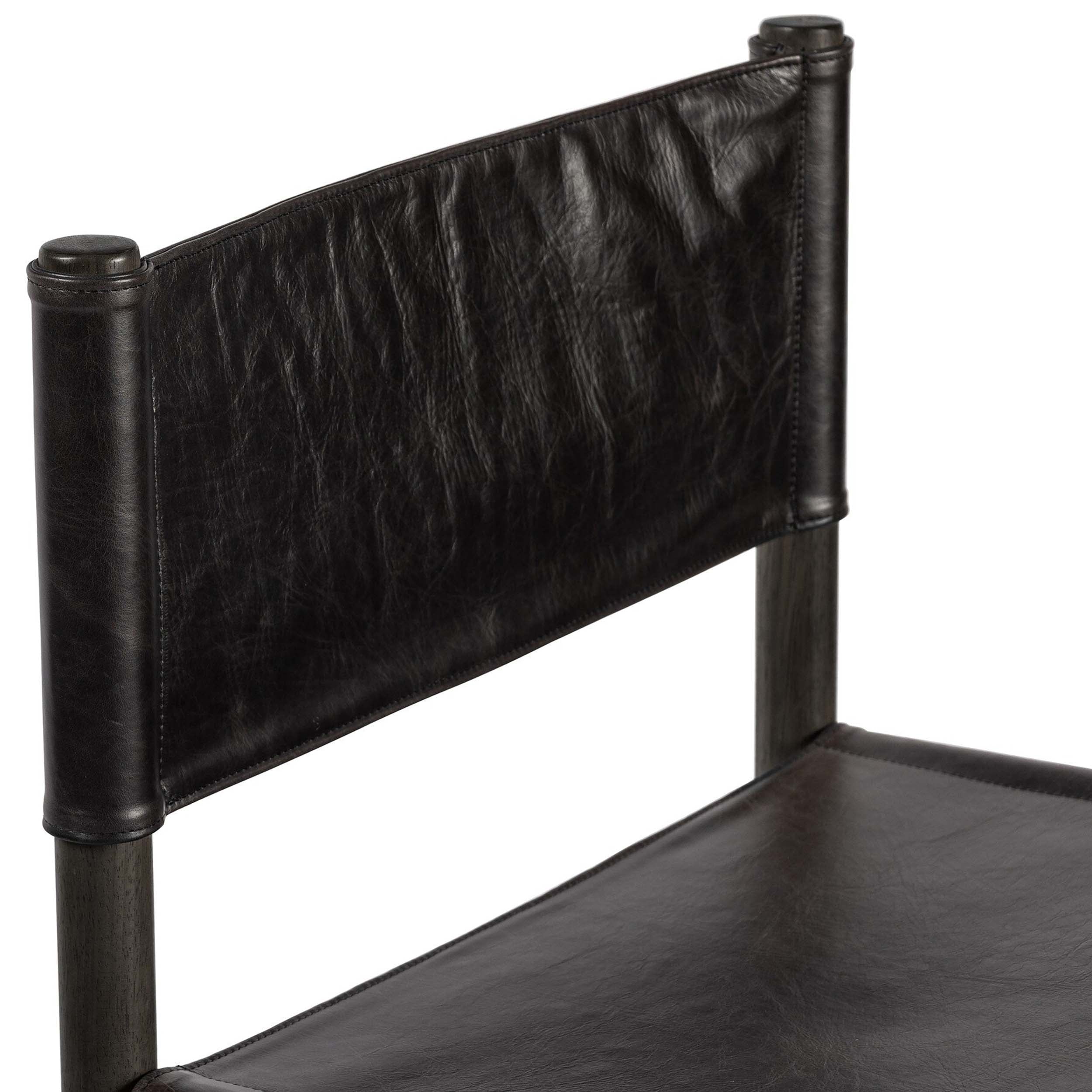 Kena Bar + Counter Stool, Sonoma Black, Charcoal Parawood