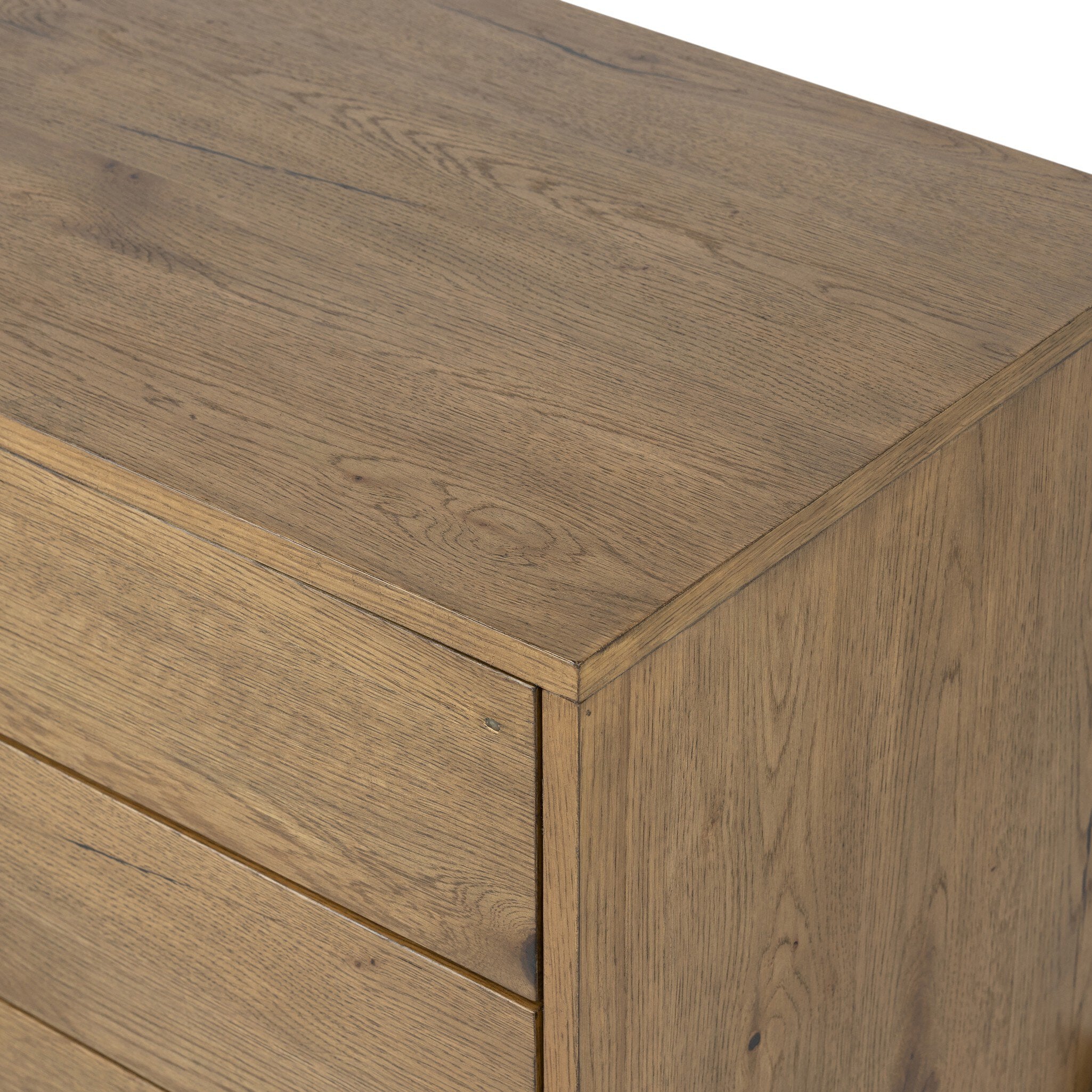 Eaton Large Nightstand, Amber Oak Resin