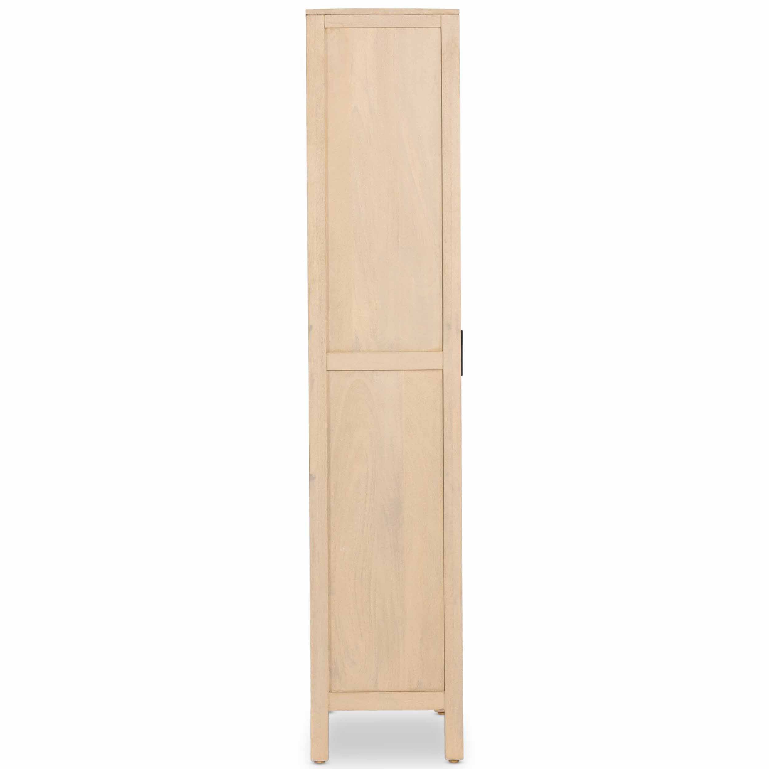 Caprice Tall Cabinet, Natural Mango