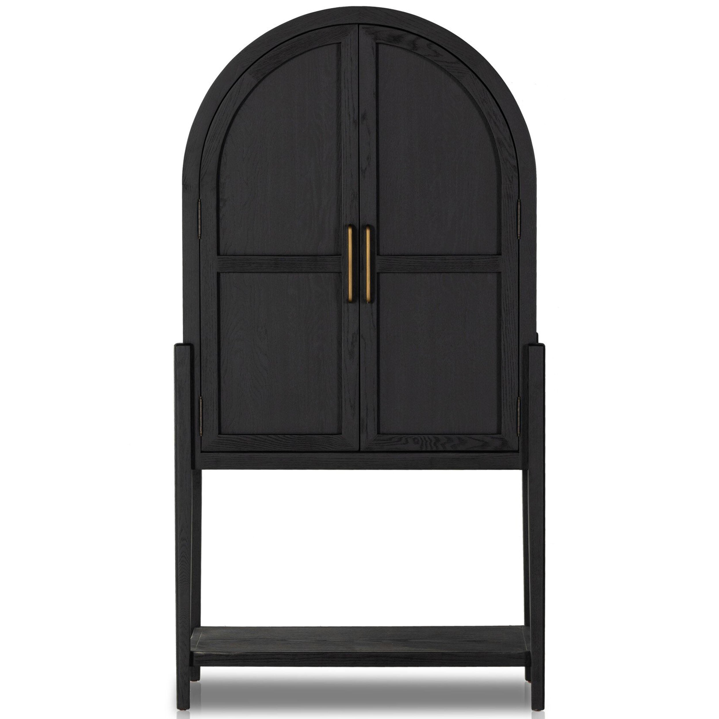 Tolle Bar Cabinet, Drifted Matte Black