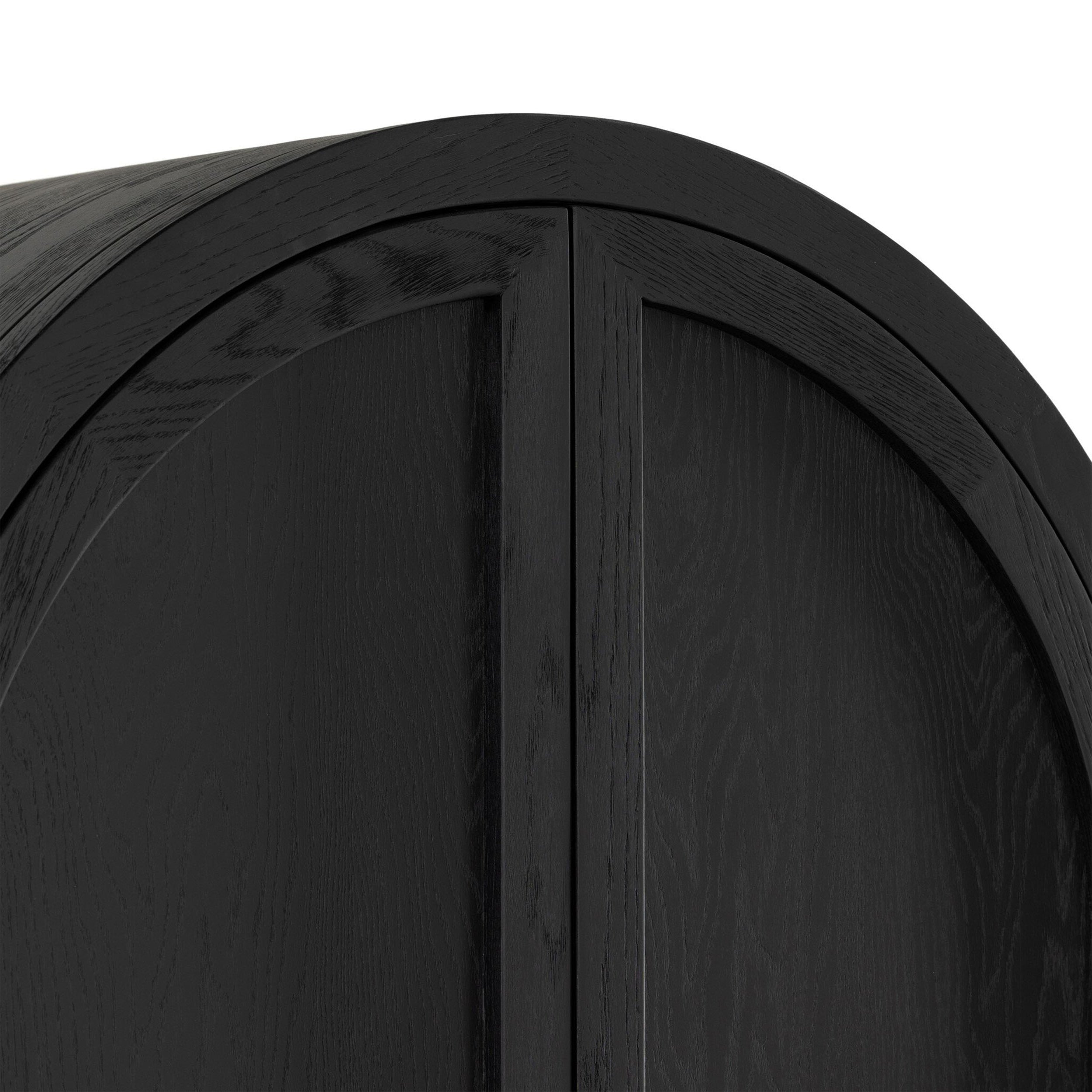 Tolle Bar Cabinet, Drifted Matte Black