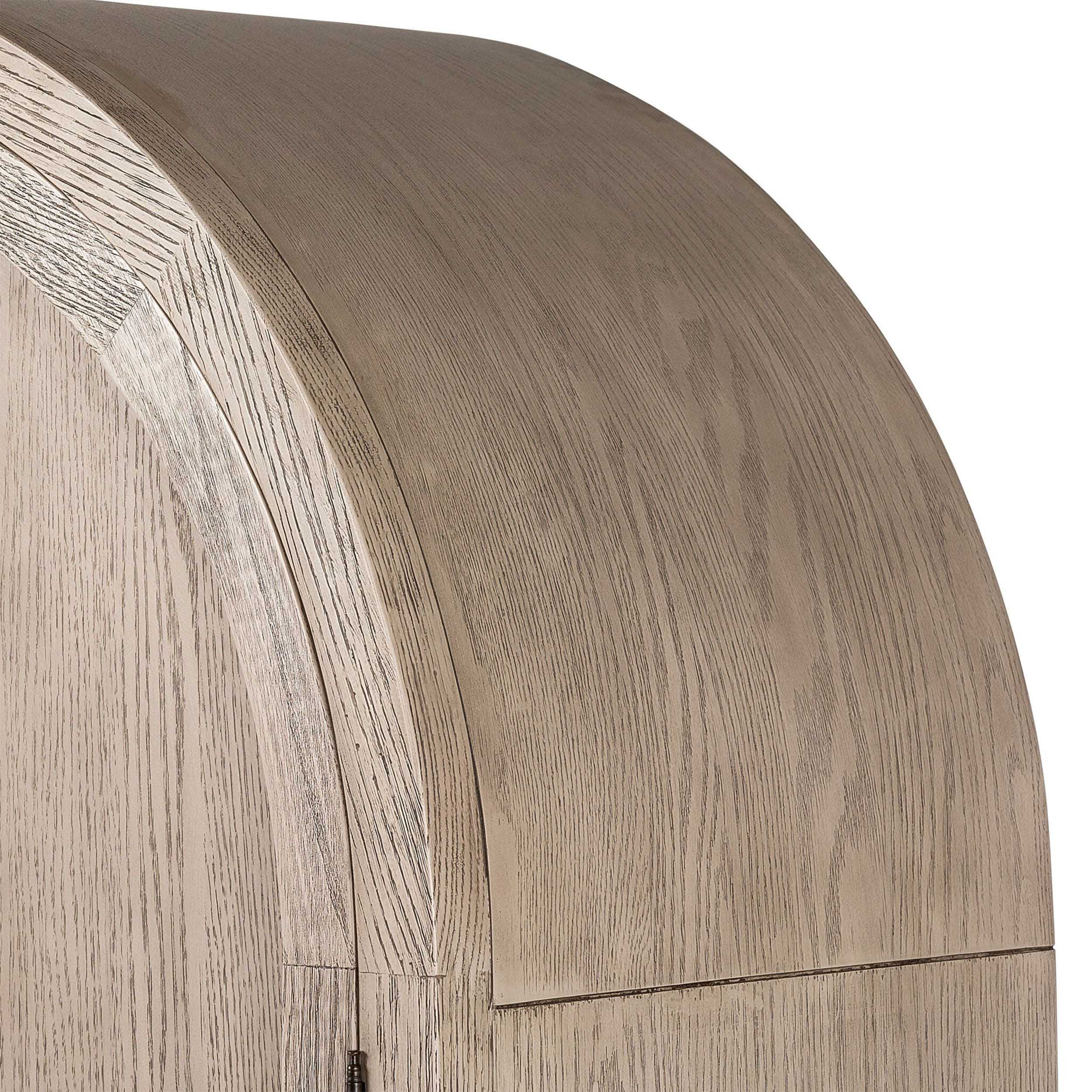 Tolle Bar Cabinet, Rustic White Solid