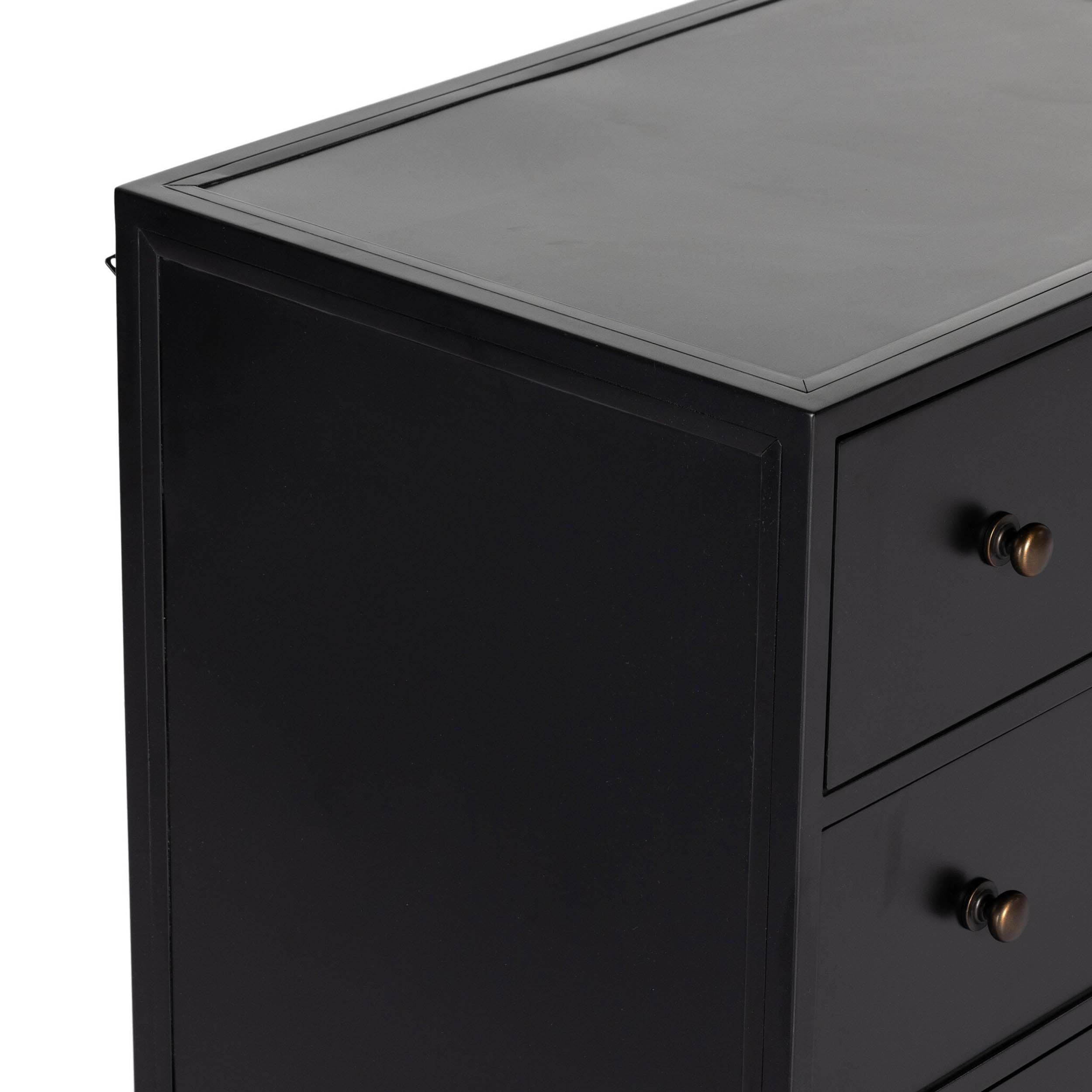 Belmont 12 Drawer Dresser, Black