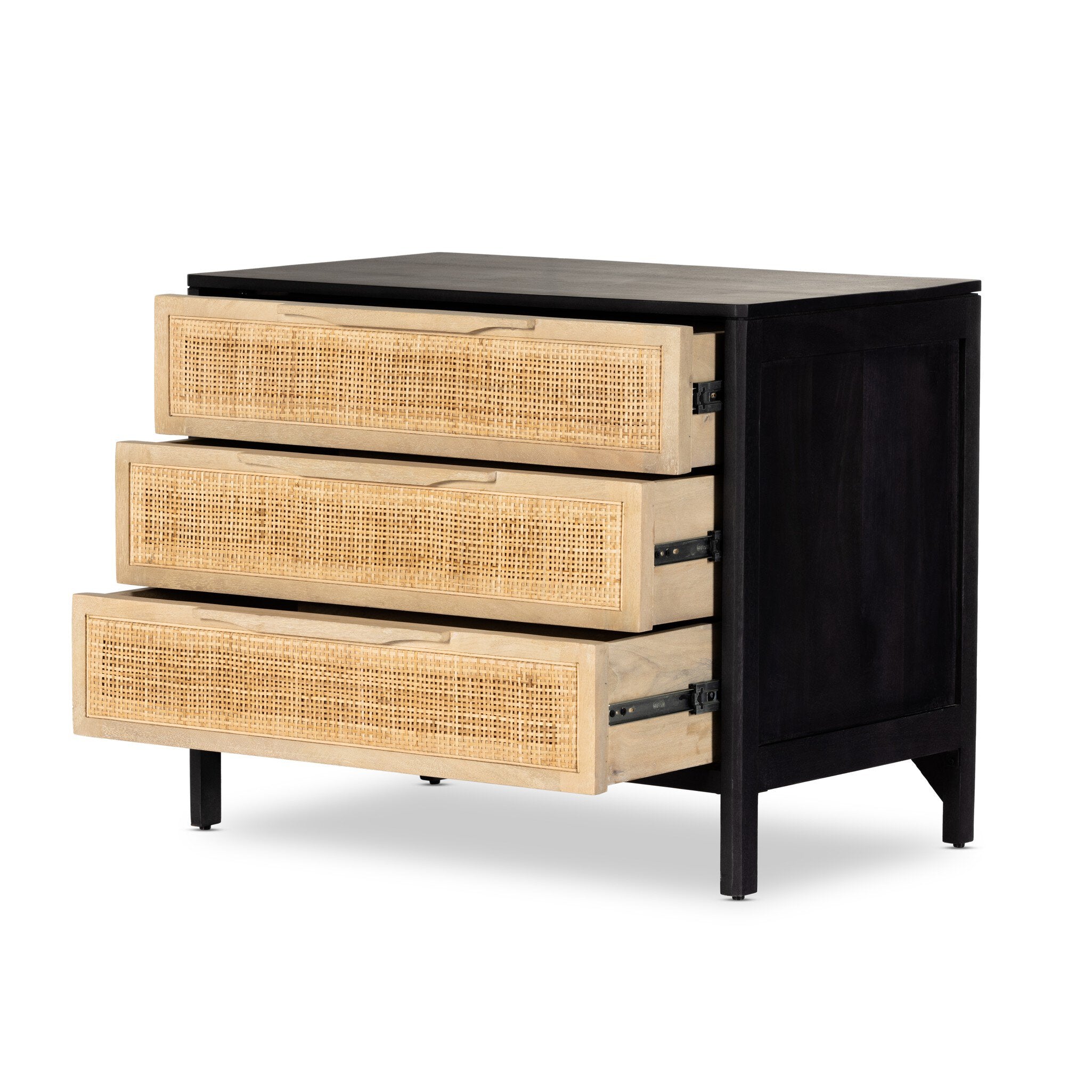 Sydney Large Nightstand, Black Wash
