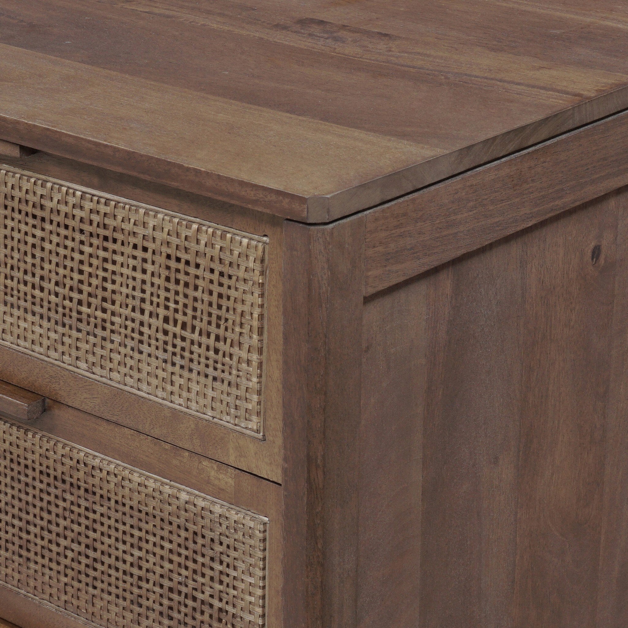 Sydney Large Nightstand, Brown Wash