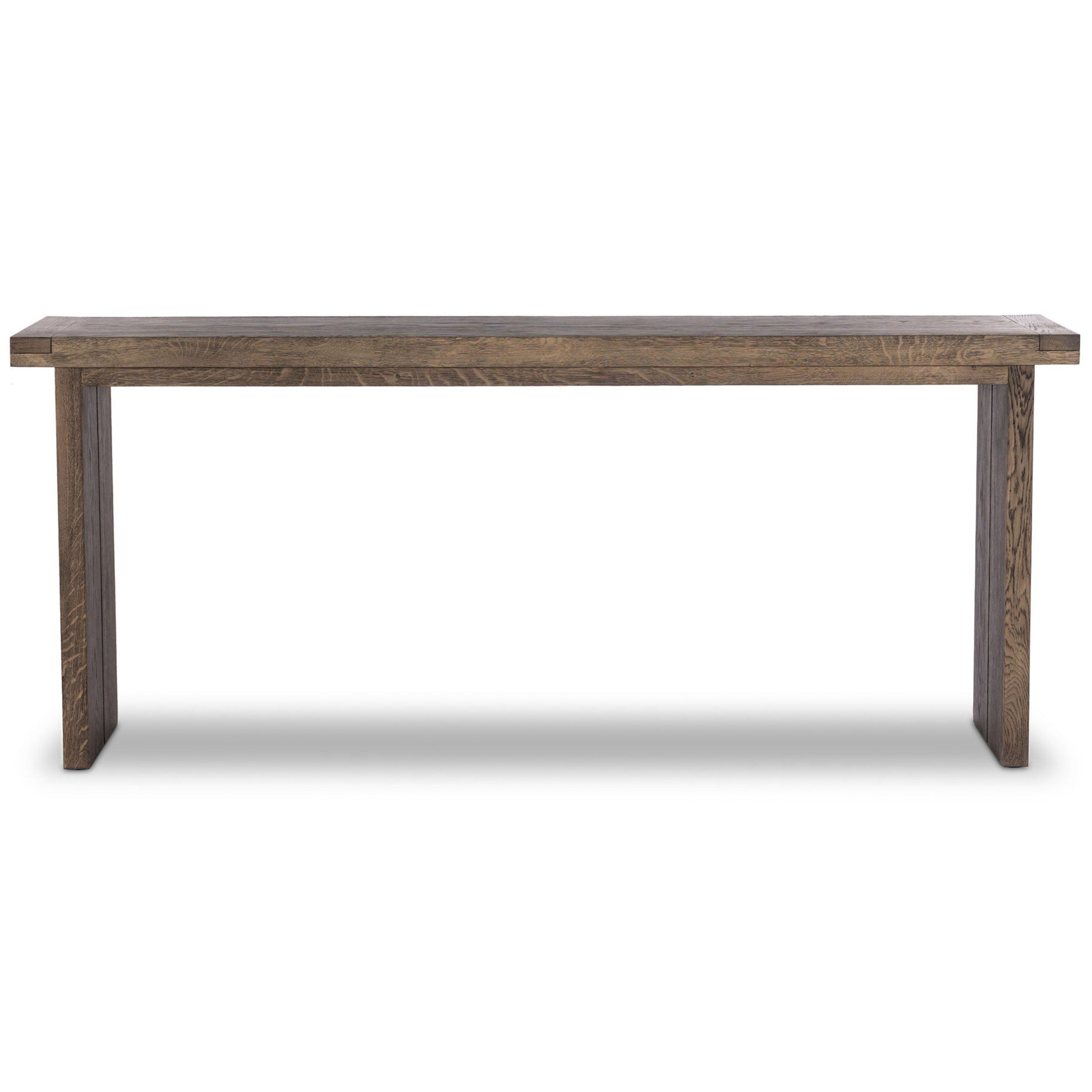 Warby Console Table, Worn Oak Veneer