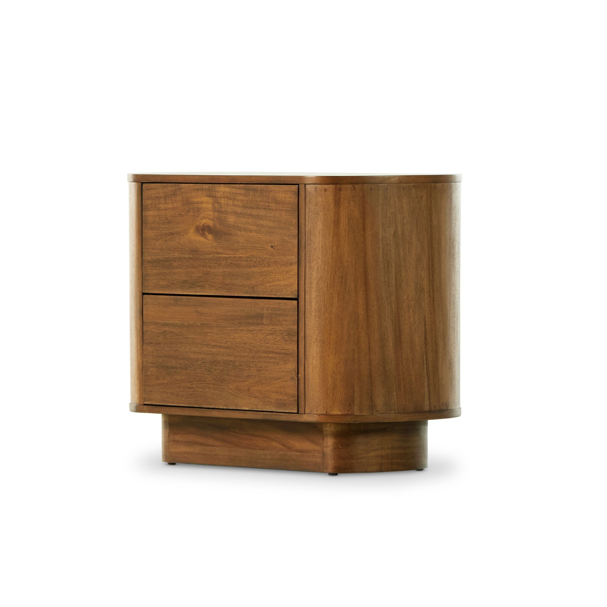 Paden Nightstand, Seasoned Brown Acacia
