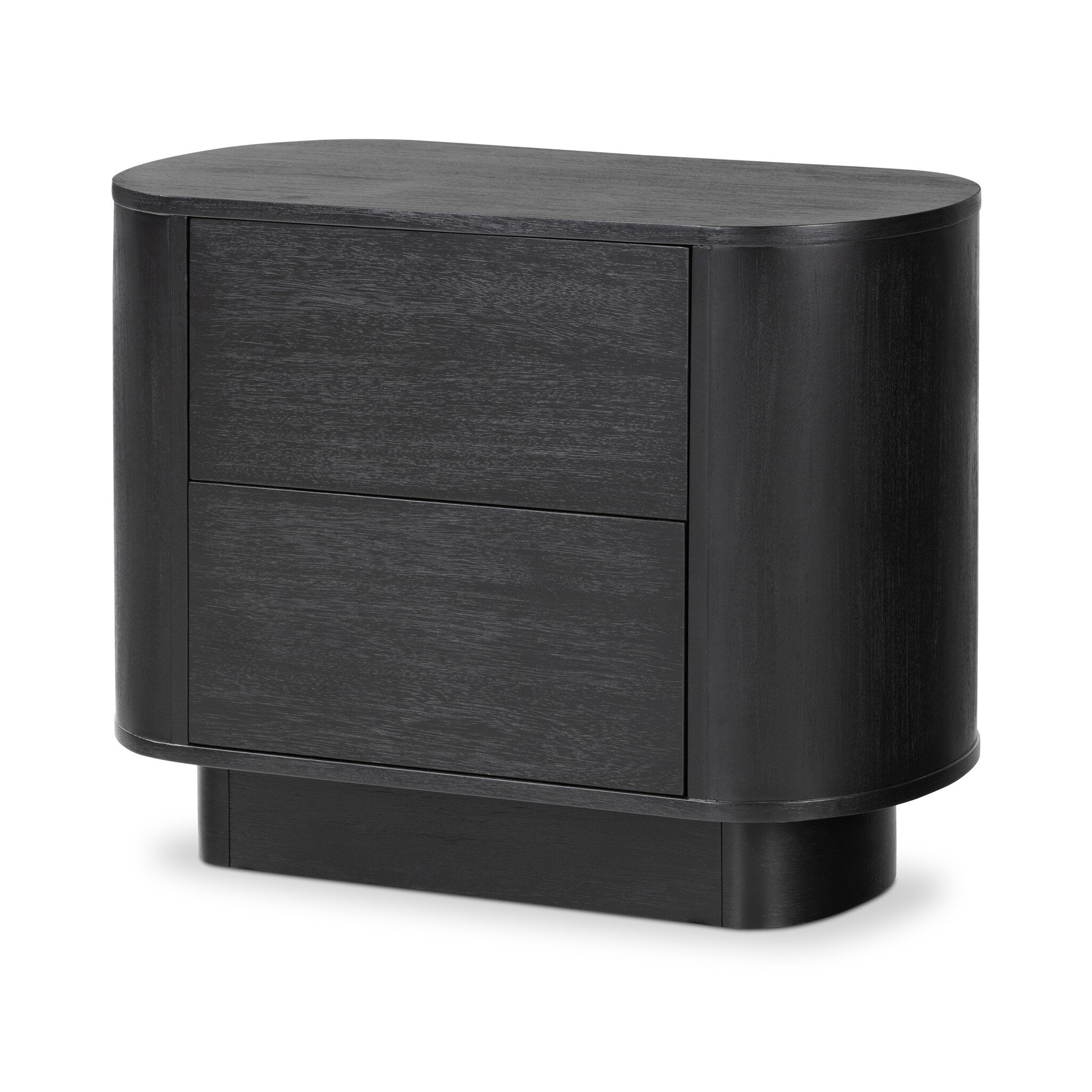 Paden Nightstand, Aged Black Acacia