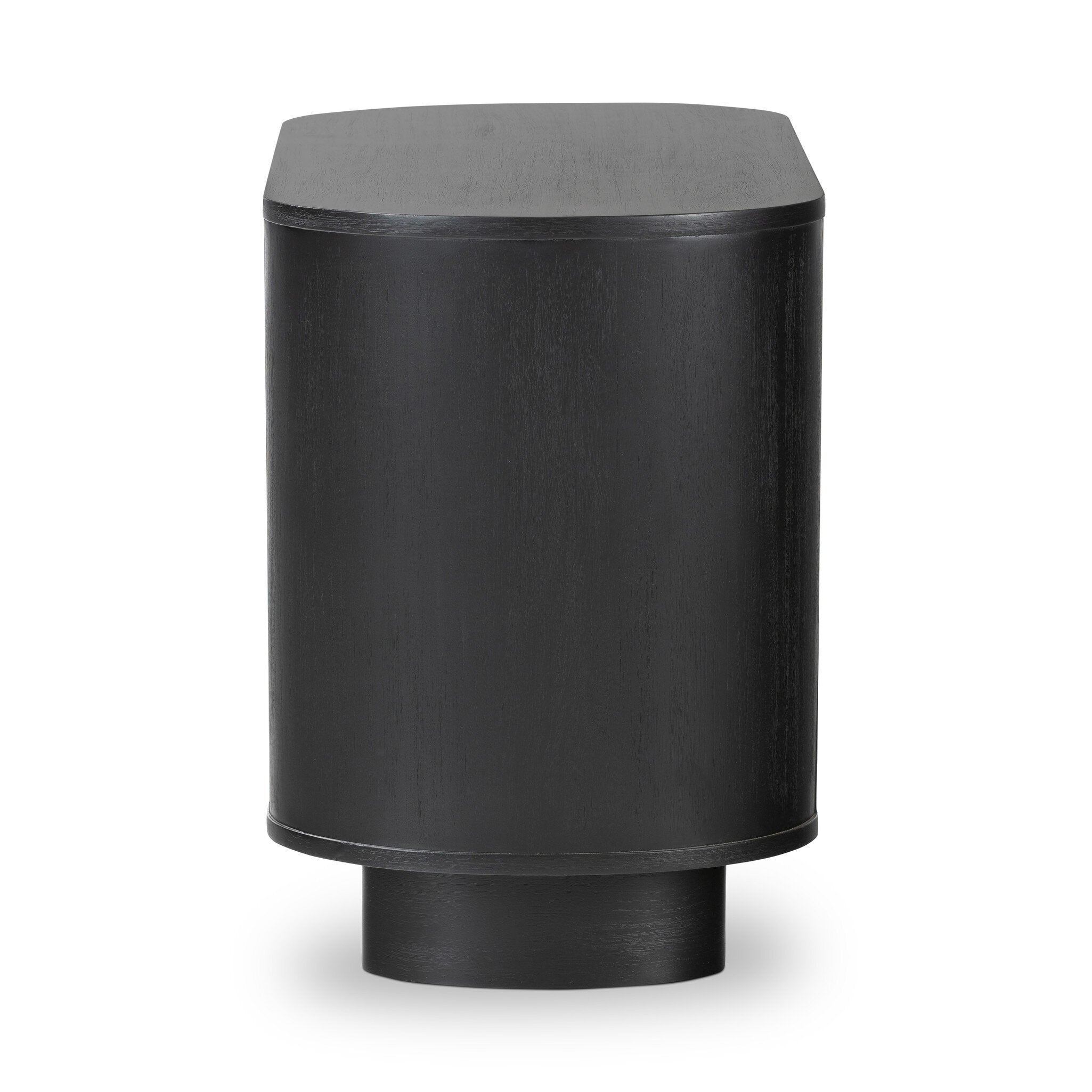 Paden Nightstand, Aged Black Acacia