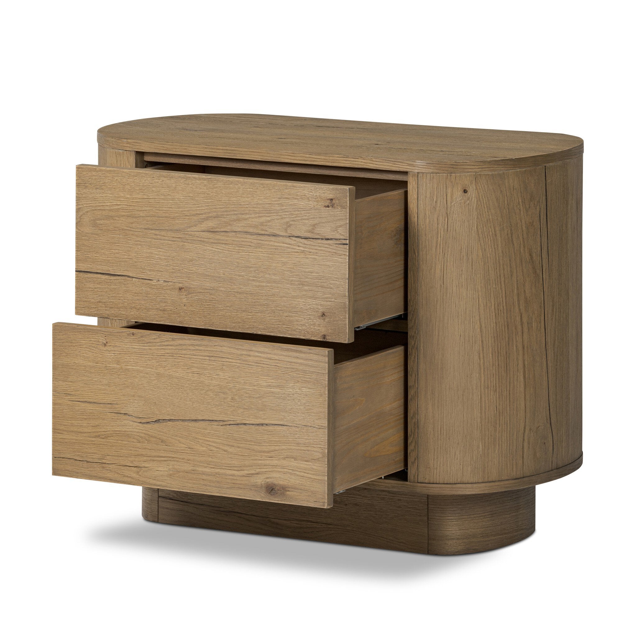 Paden Nightstand, Worn Oak Veneer