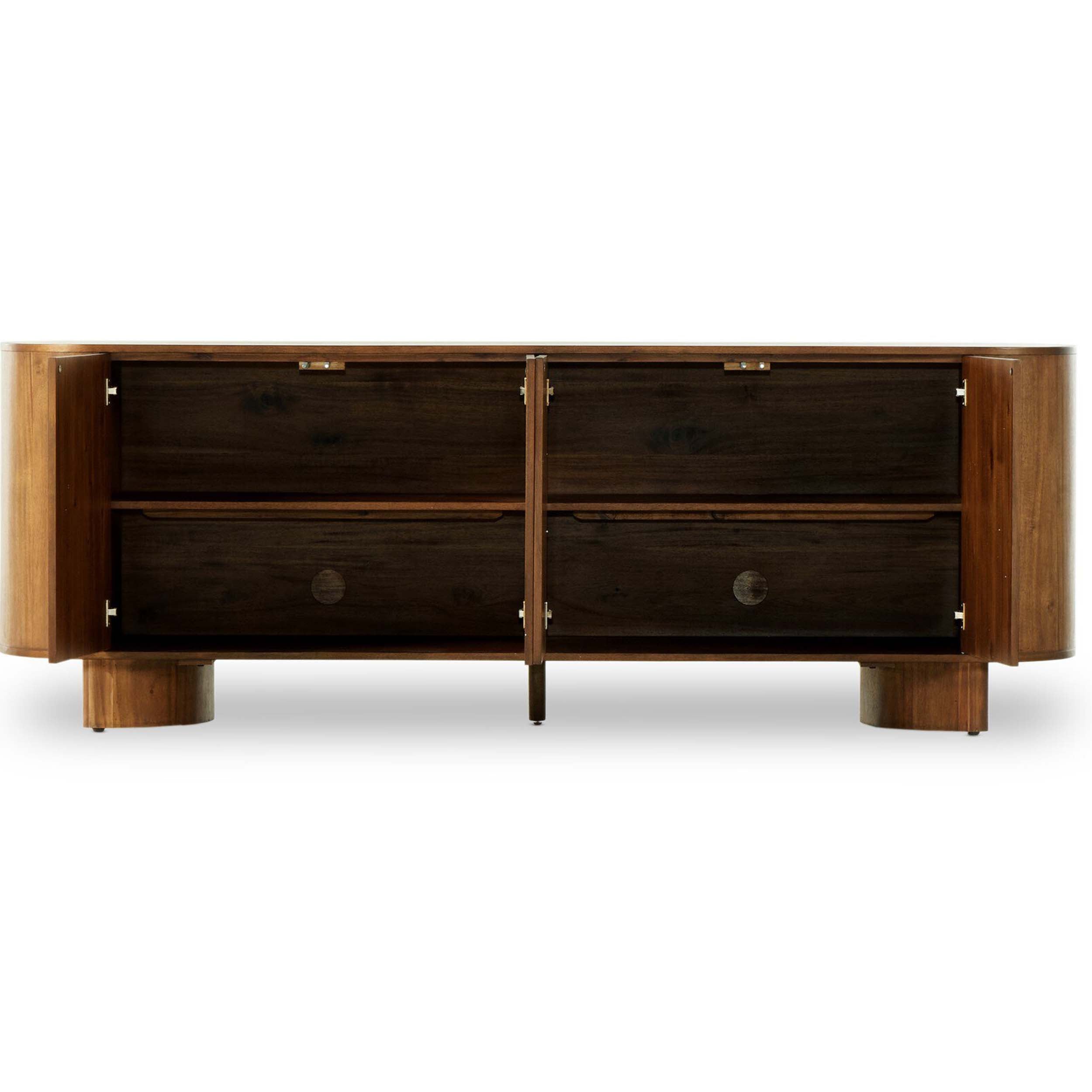 Paden Sideboard, Seasoned Brown Acacia