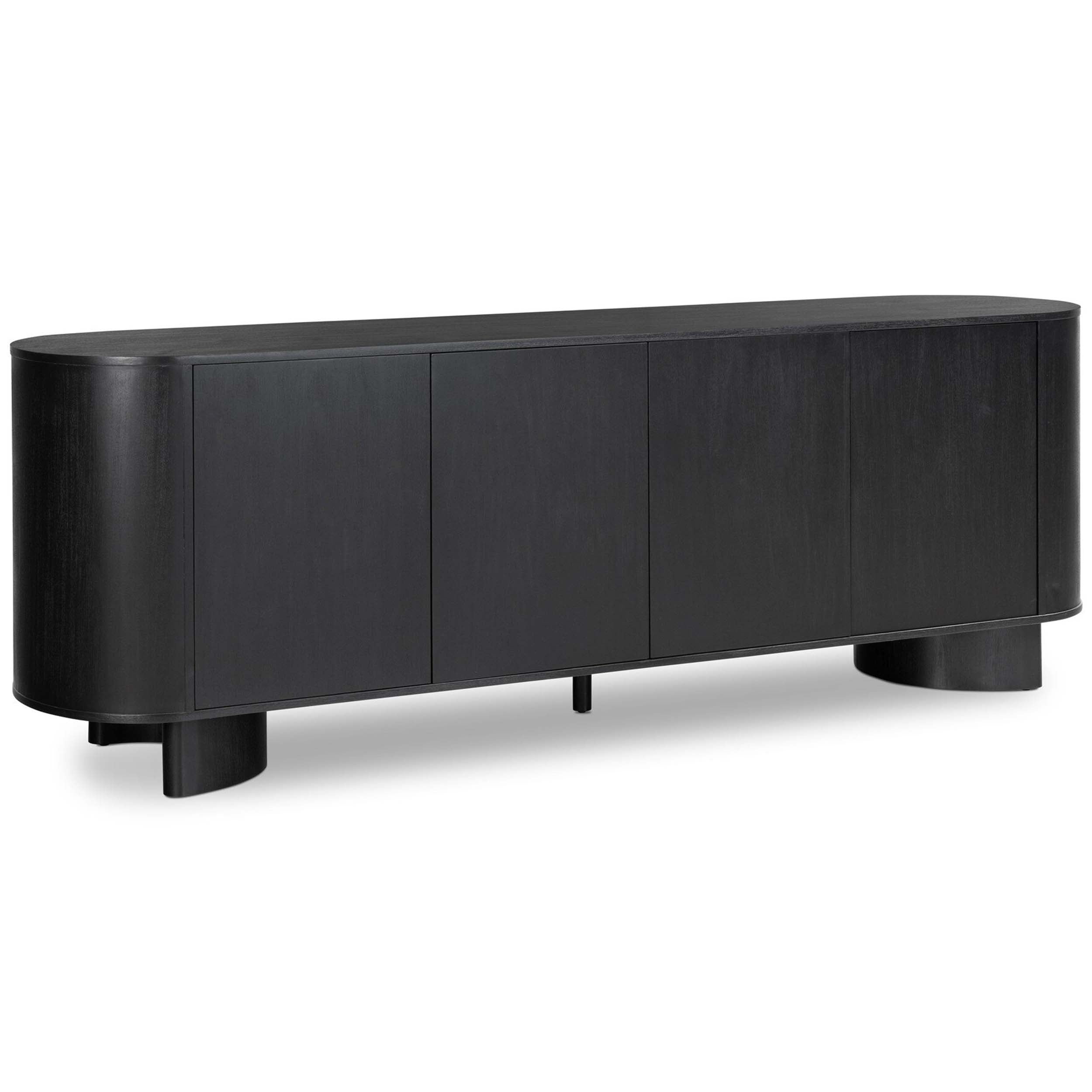 Paden Sideboard, Aged Black Acacia