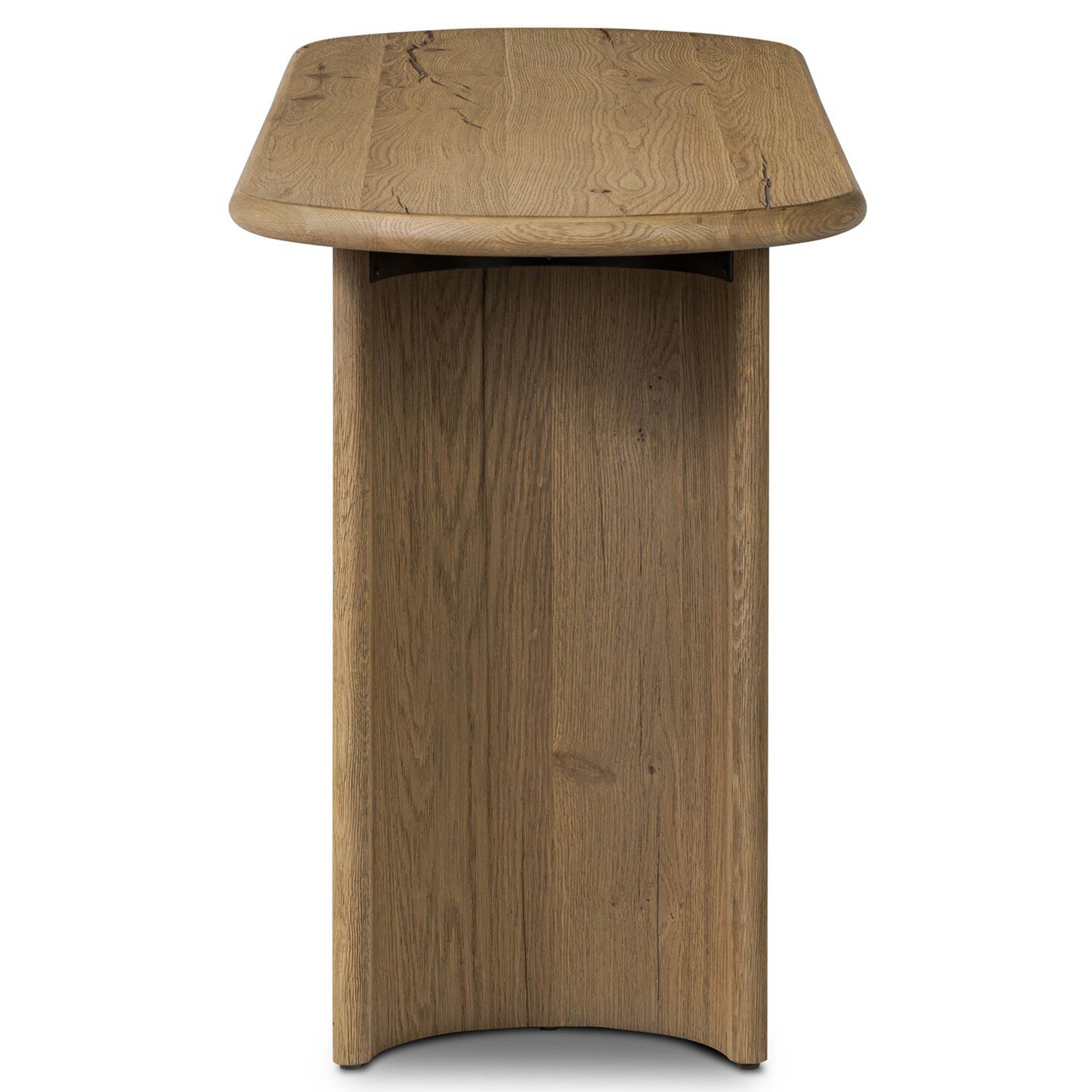 Paden Large Console Table, Worn Oak