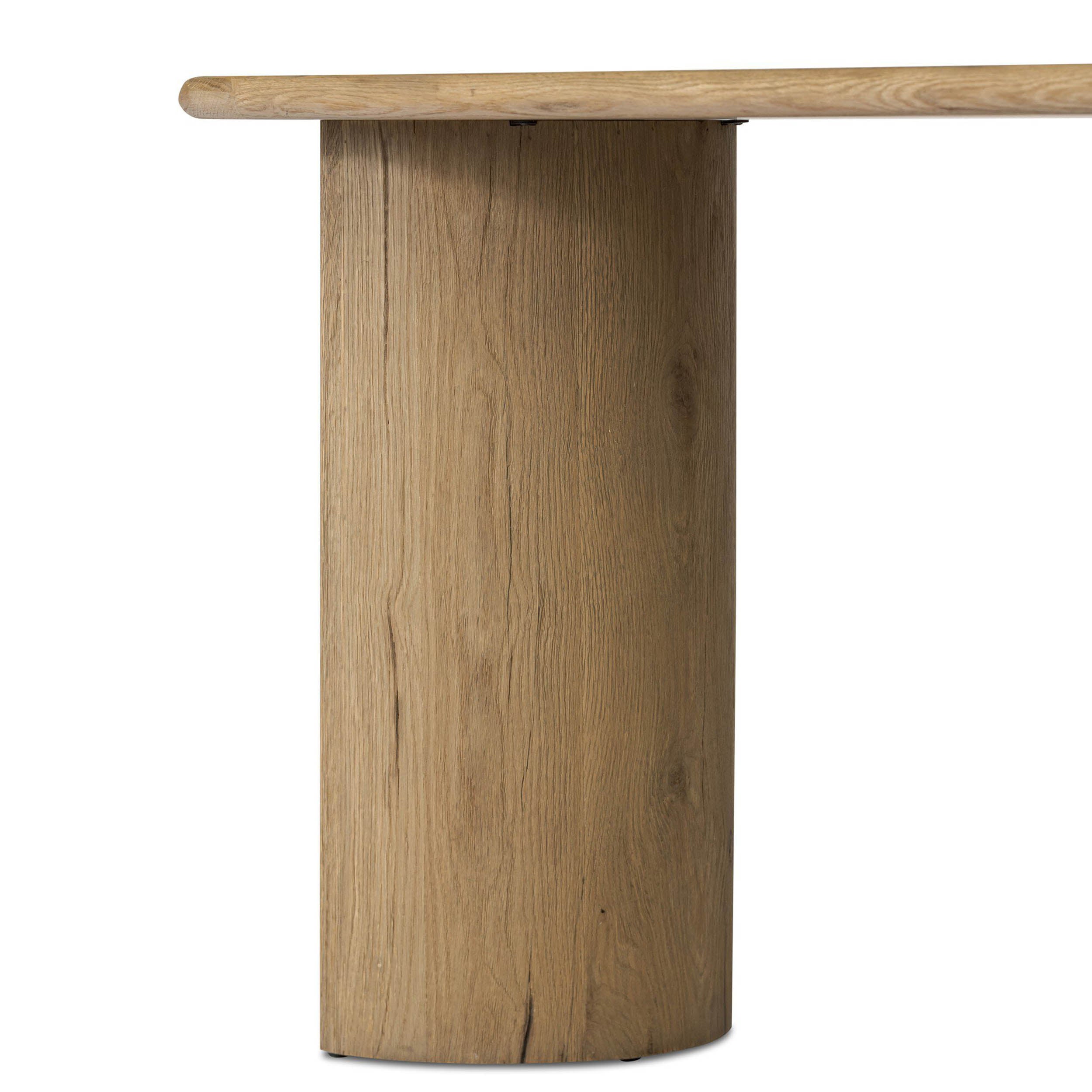 Paden Large Console Table, Worn Oak