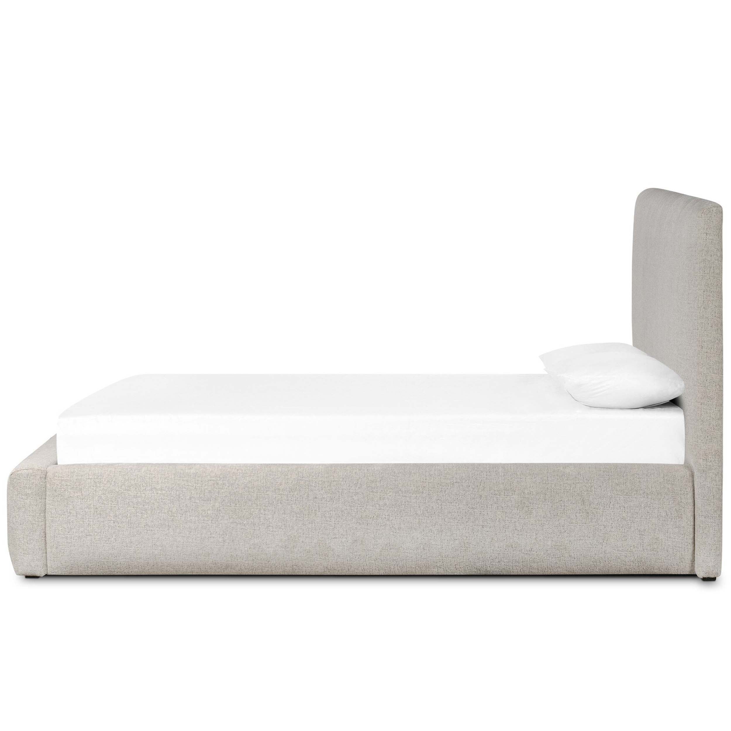 Quincy Bed, Plushtone Linen