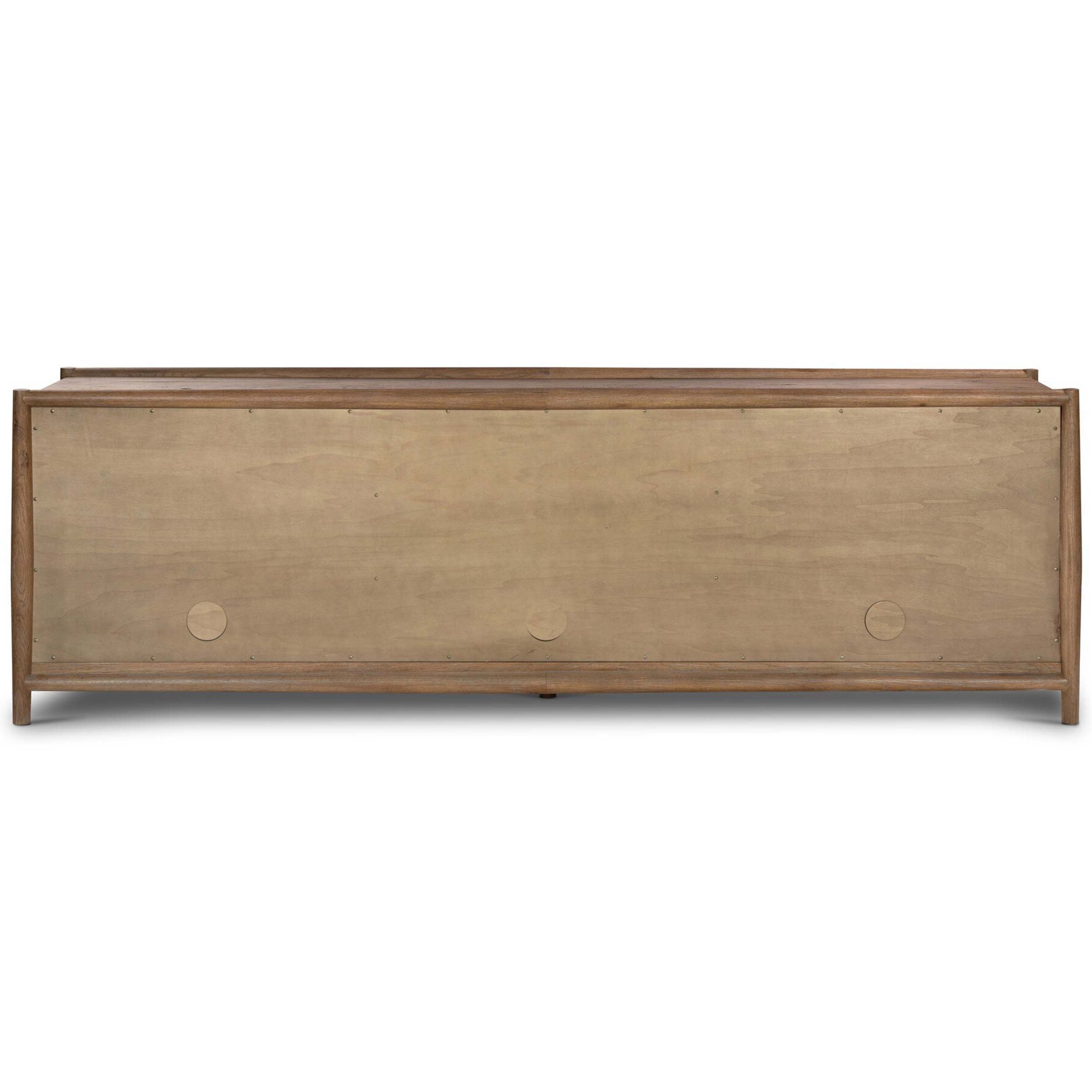 Glenview 6 Door Sideboard, Weathered Oak Veneer