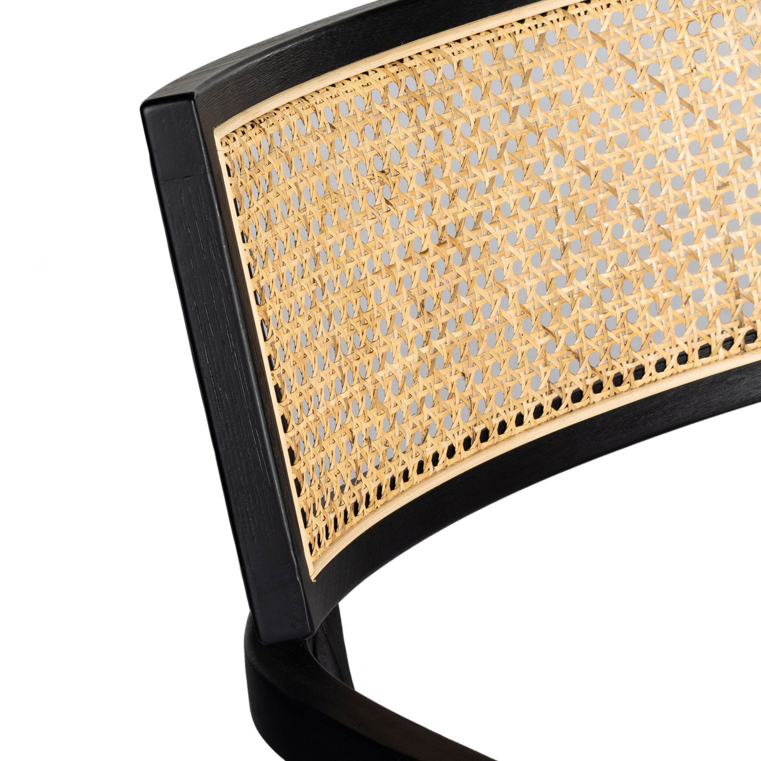 Britt Dining Armchair, Savile Flax, Brushed Ebony