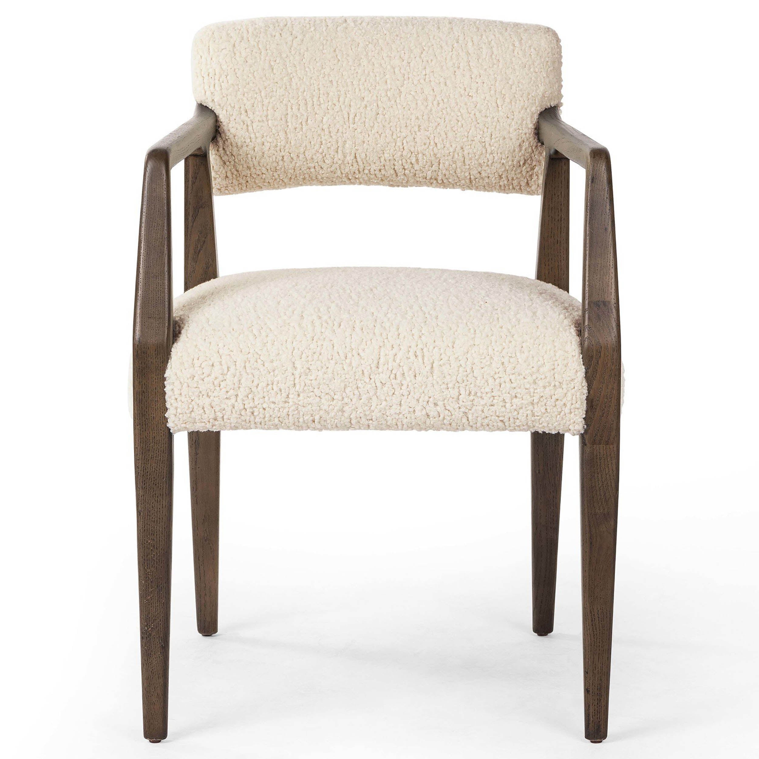 Tyler Dining Armchair, Sheepskin Natural