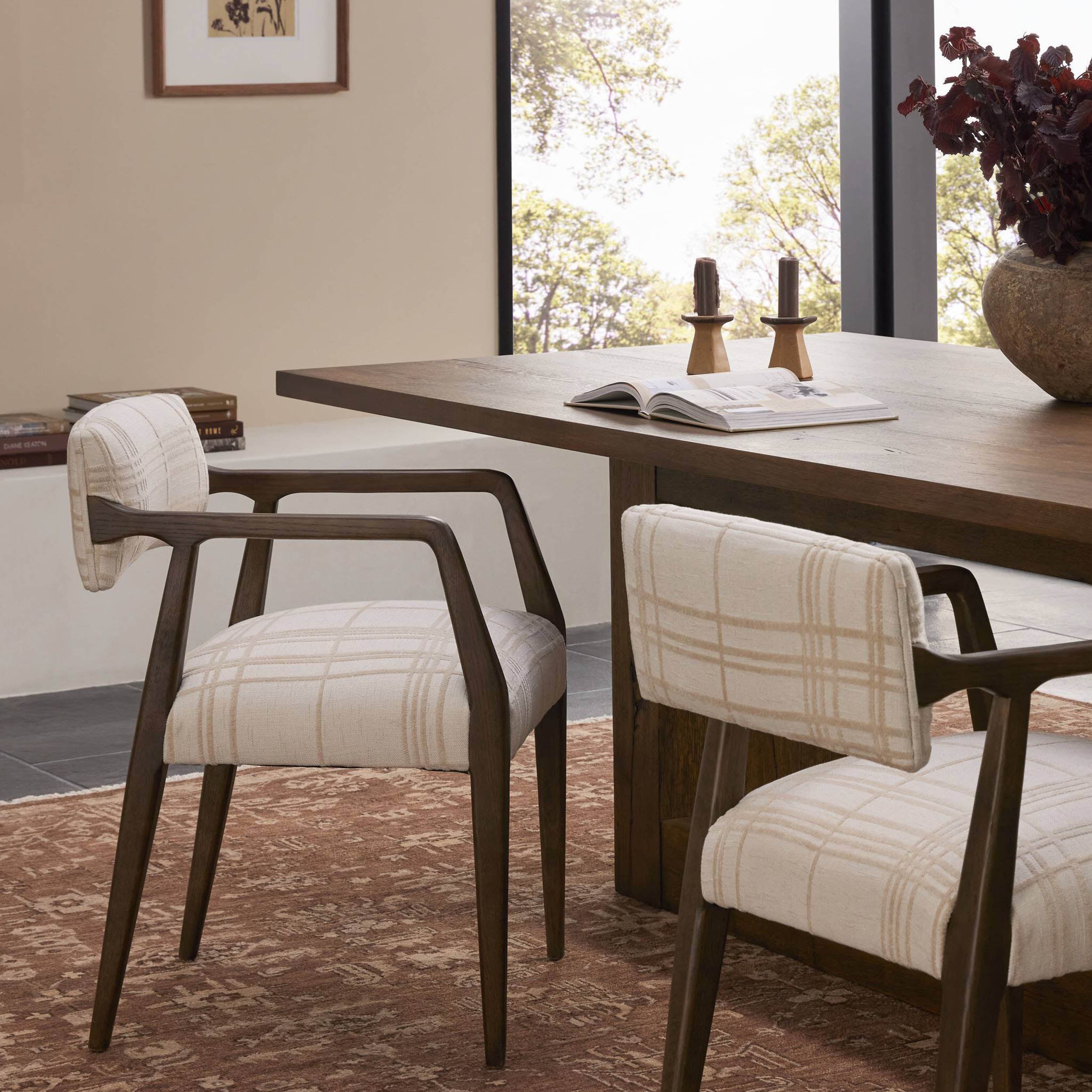 Tyler Dining Armchair, Sheffield Ivory