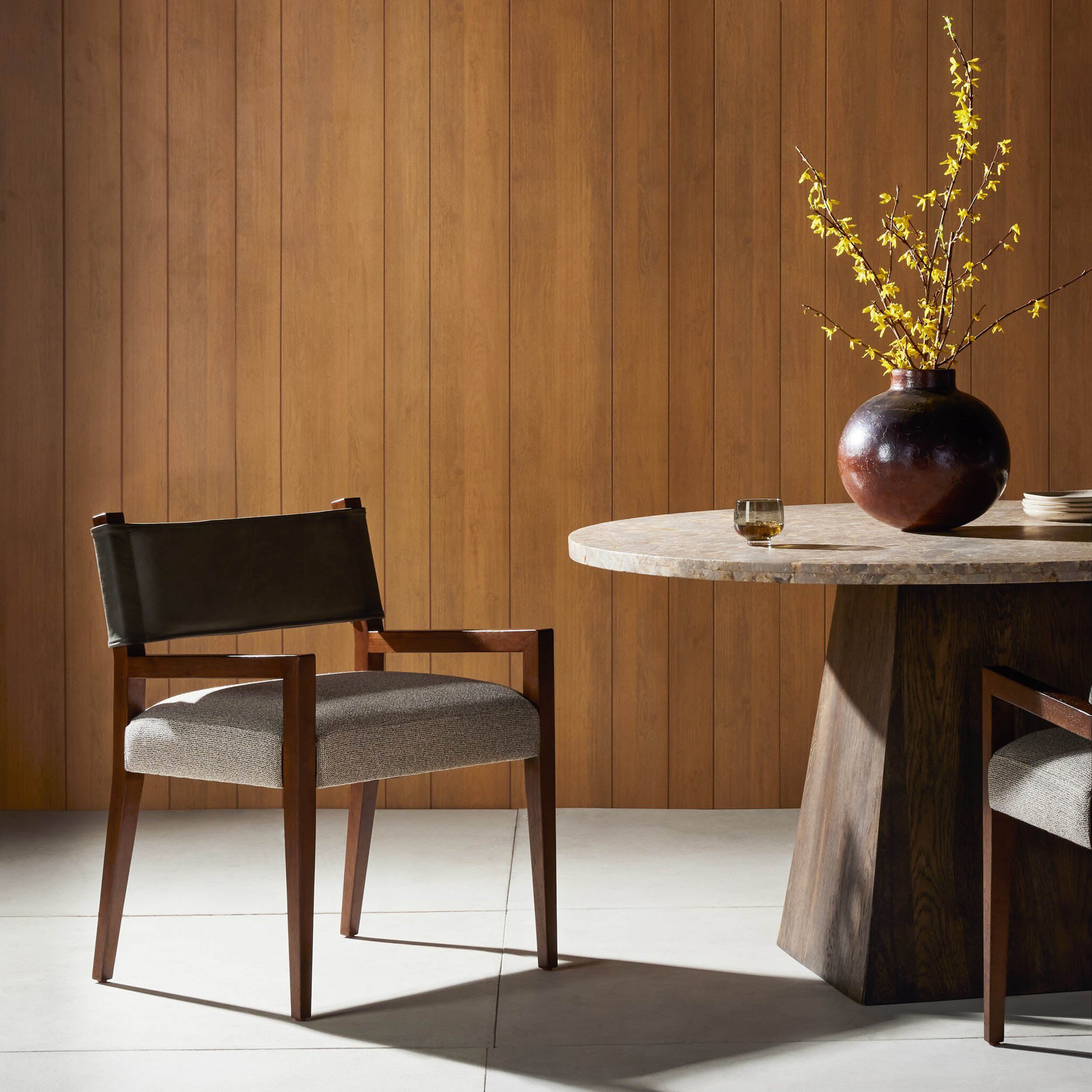 Ferris Dining Armchair, Tulsa Ink