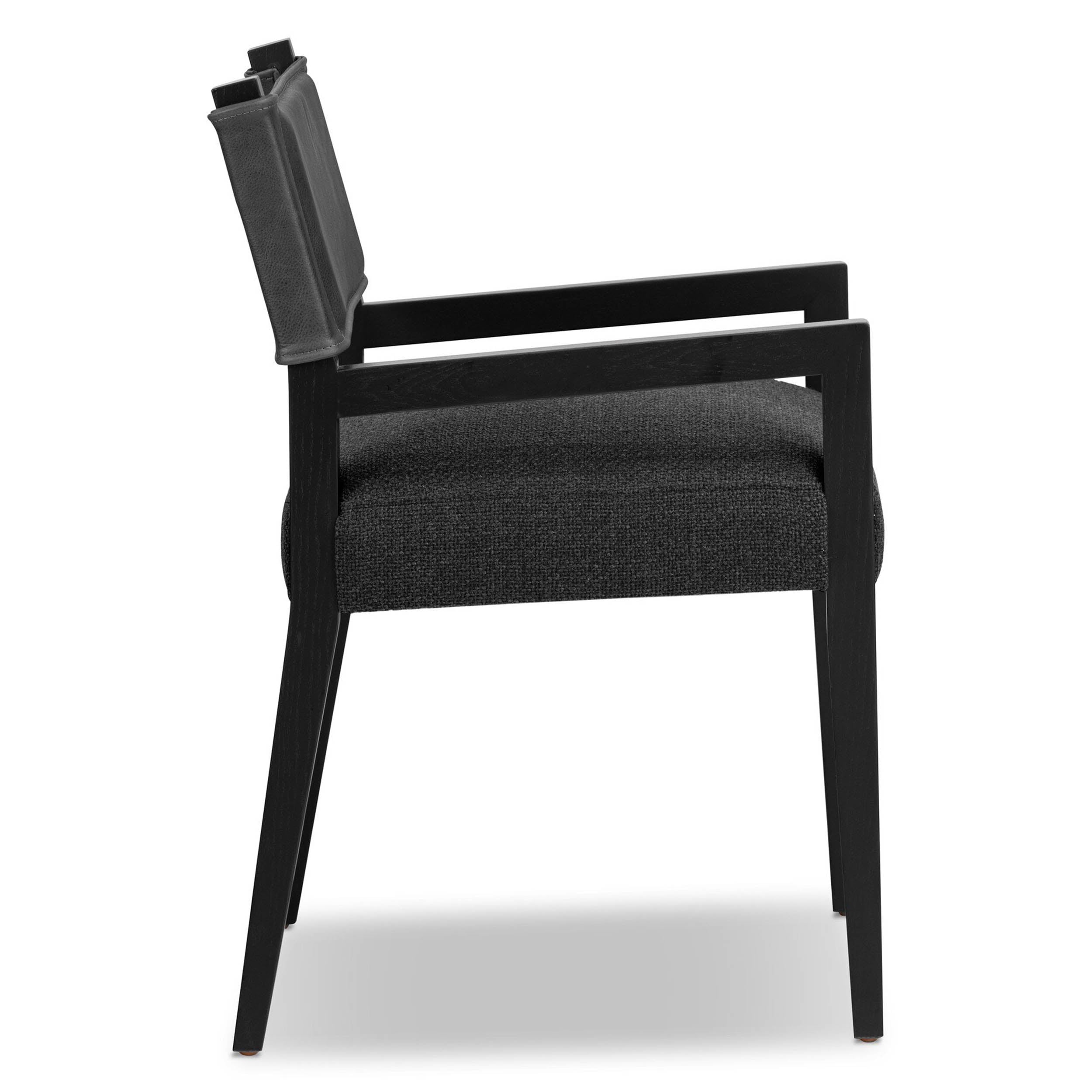 Ferris Dining Armchair, Gibson Black