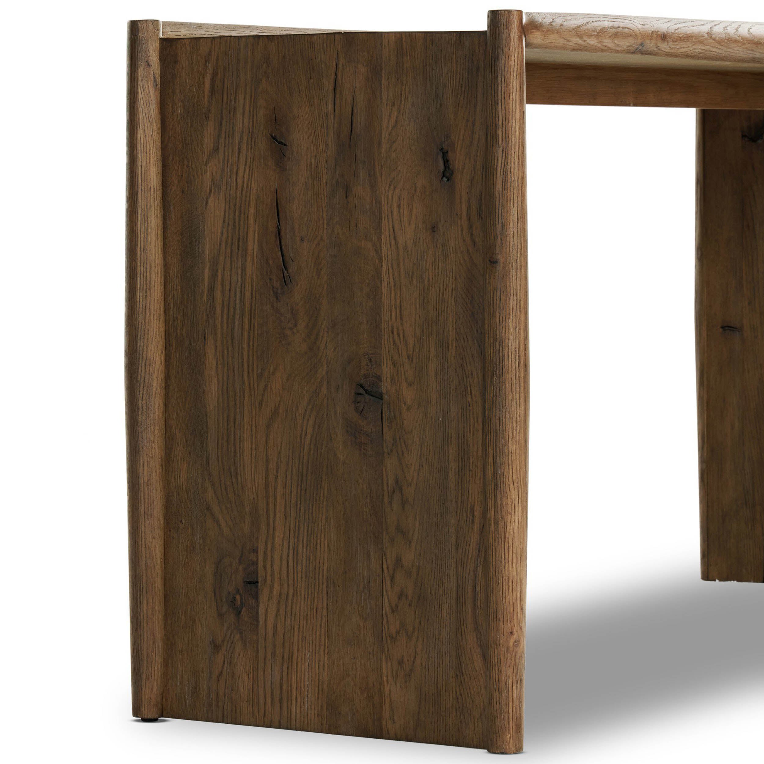 Glenview Console Table, Weathered Oak