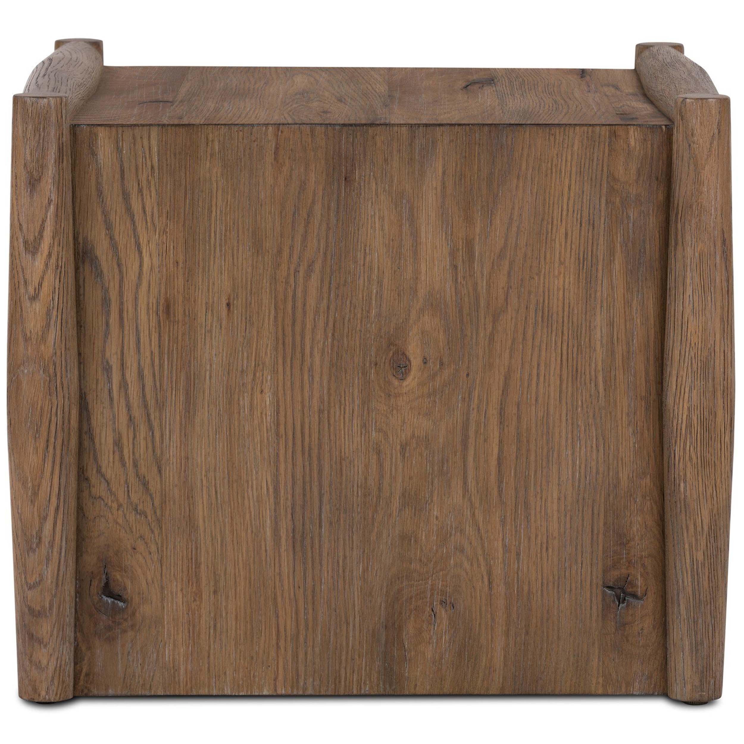 Glenview End Table, Weathered Oak