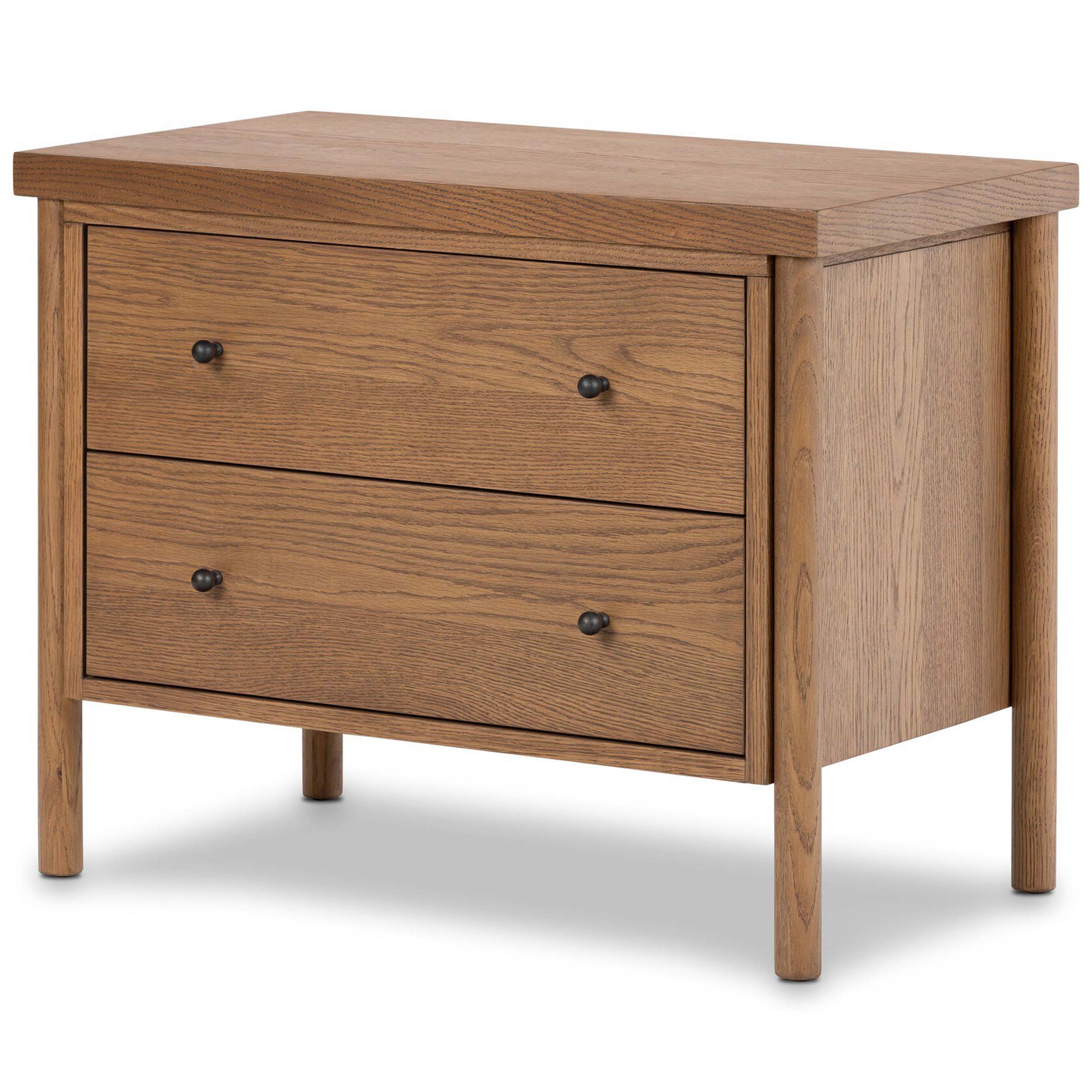 Roark Nightstand, Amber Oak Veneer
