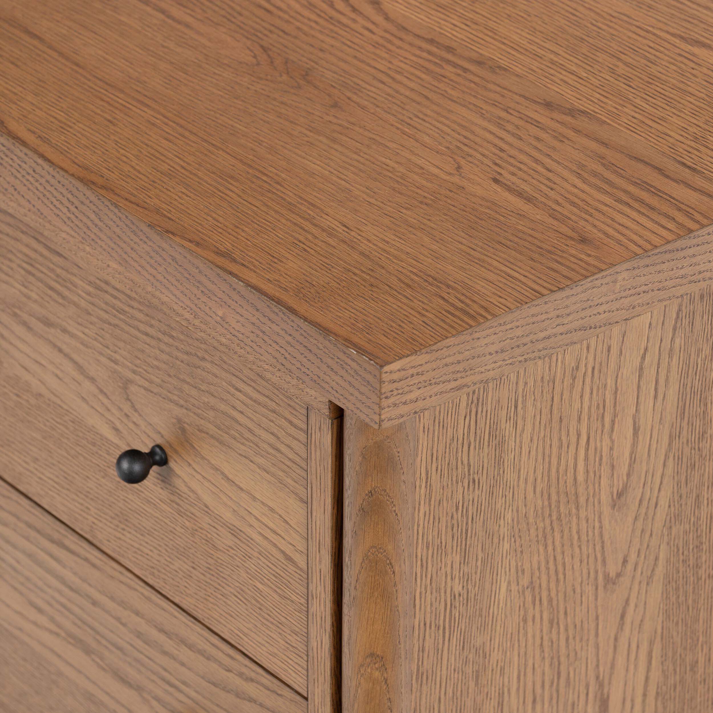 Roark Nightstand, Amber Oak Veneer
