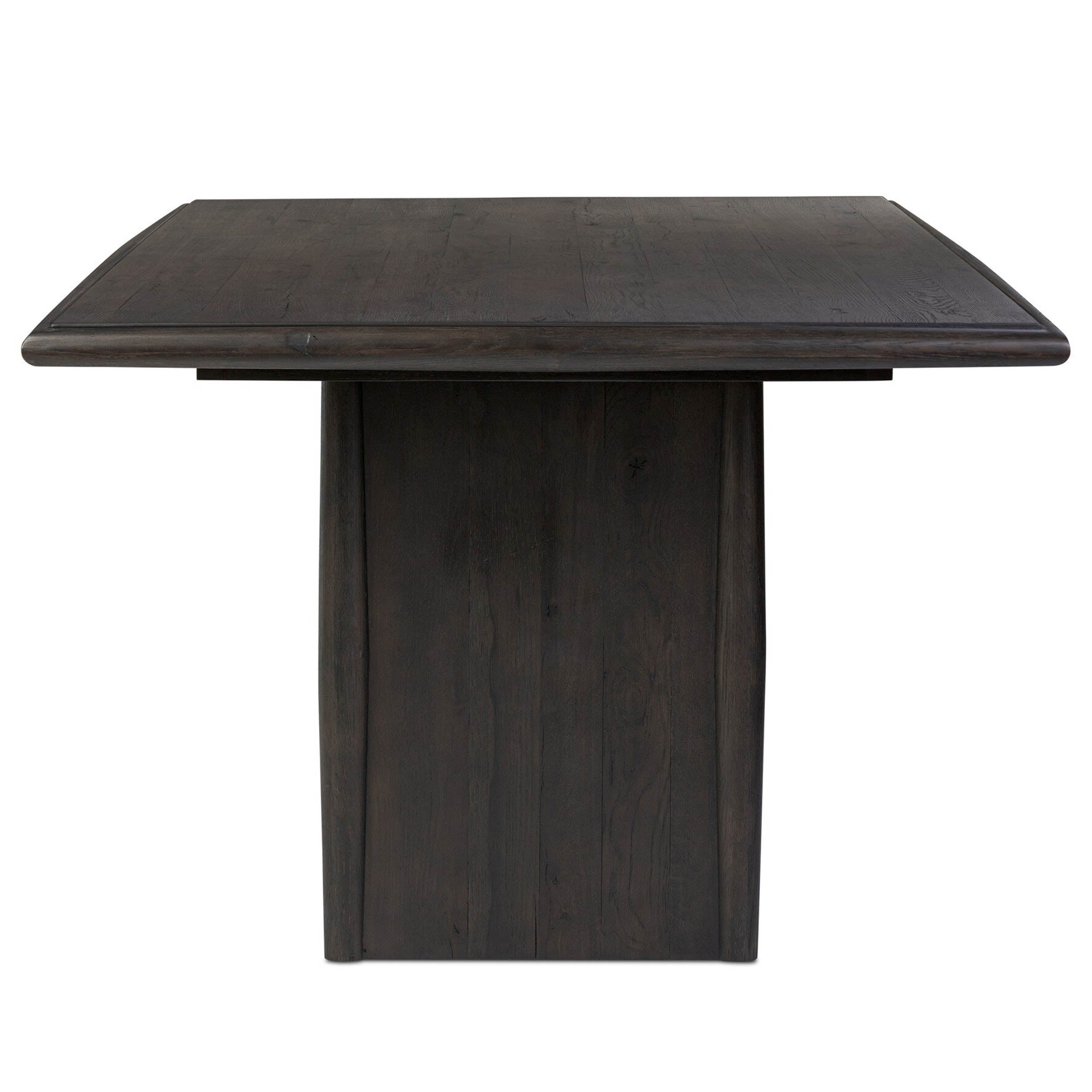 Glenview Dining Table, Smoked Black Oak