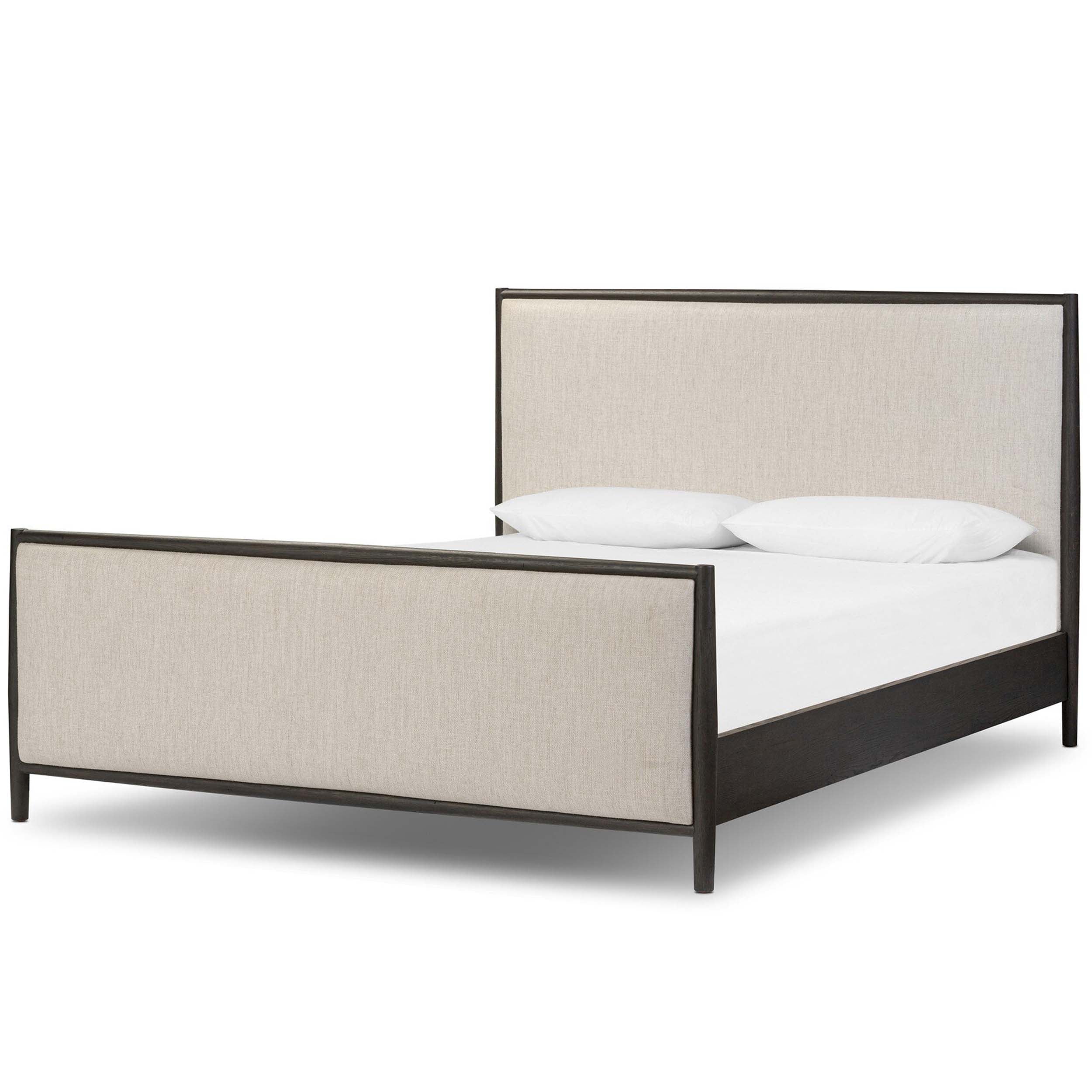 Glenview Bed, Essence Natural Cracked Smoked Black Veneer
